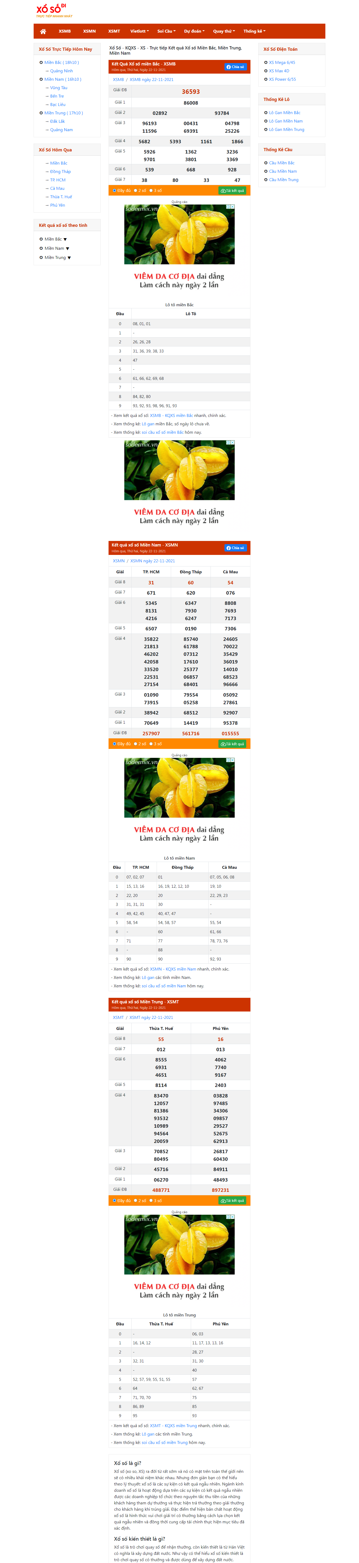 Thiết kế Website web Kqxs - xosodicom