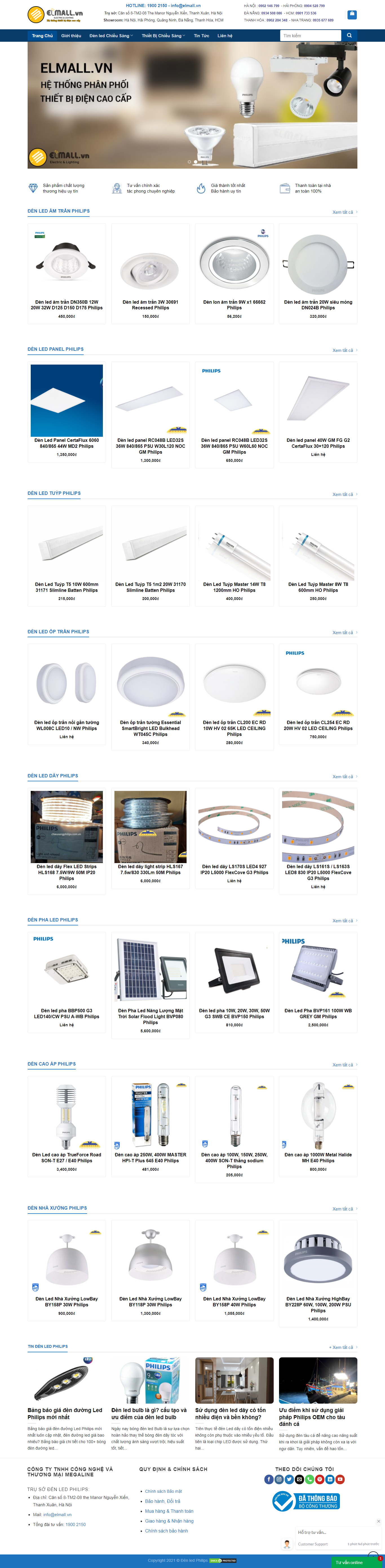 Thiết kế Website web đèn uv diệt khuẩn - chieusangphilipscomvn