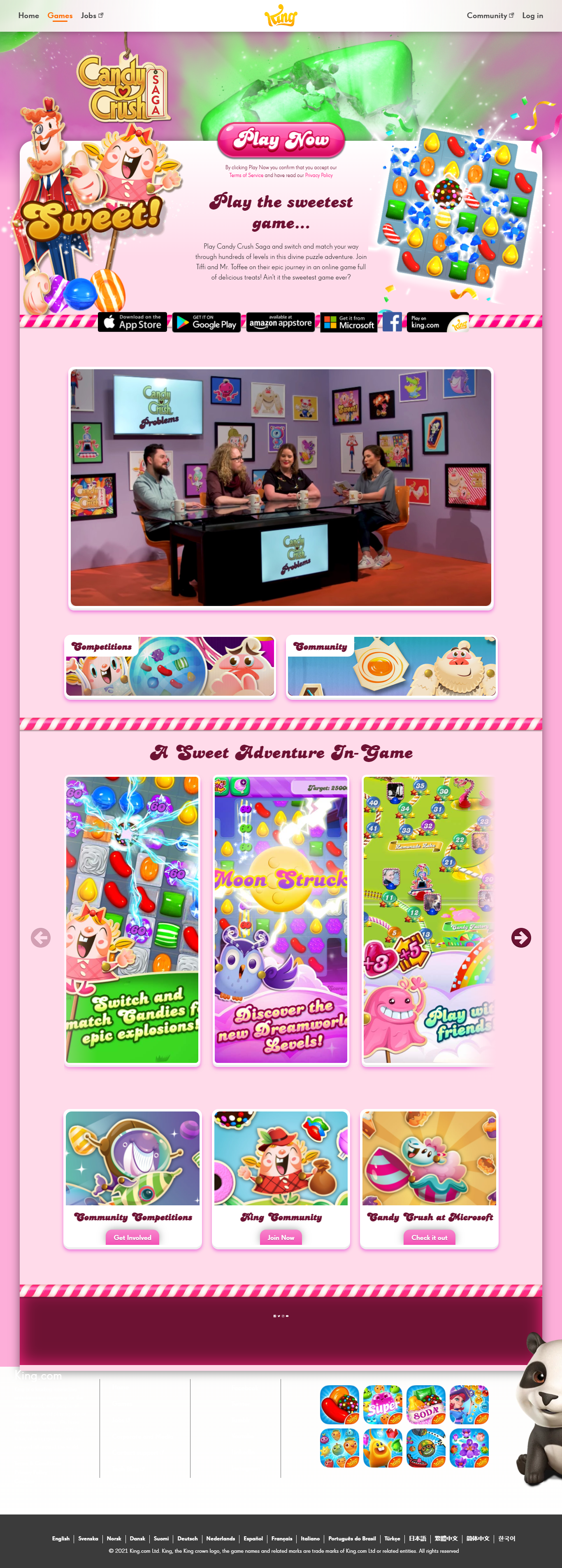 Thiết kế Website web game online - wwwkingcom