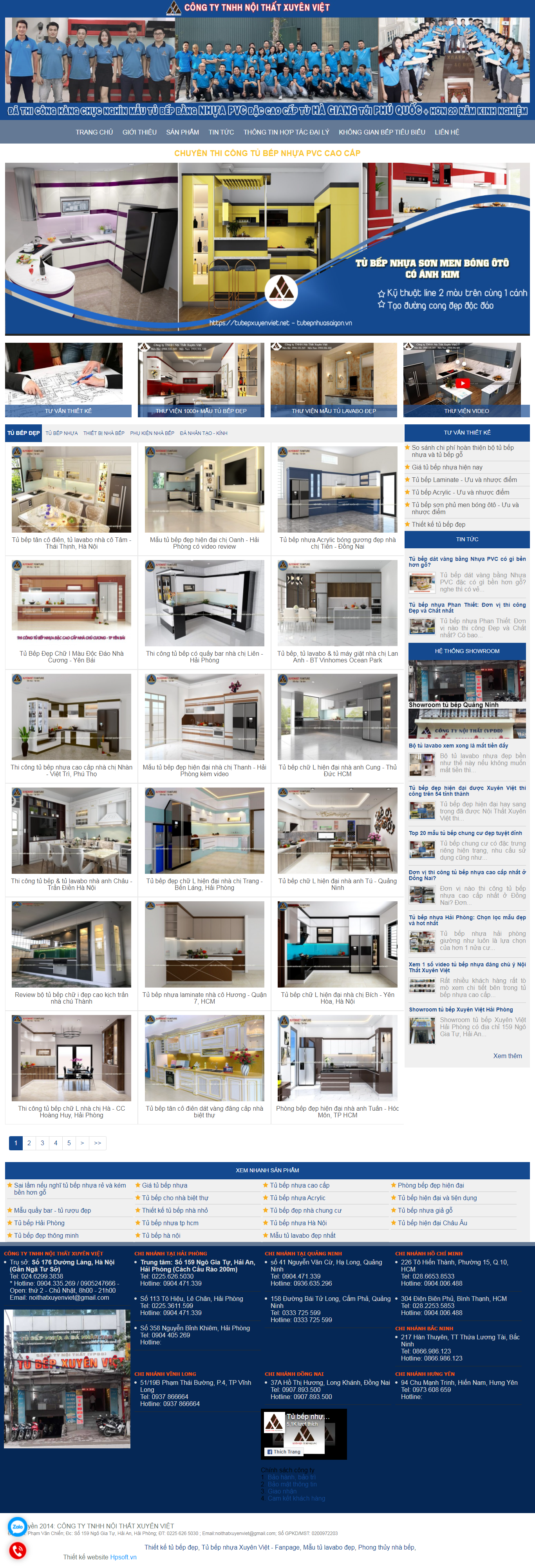 Thiết kế Website web web tủ bát - tubepxuyenvietnet