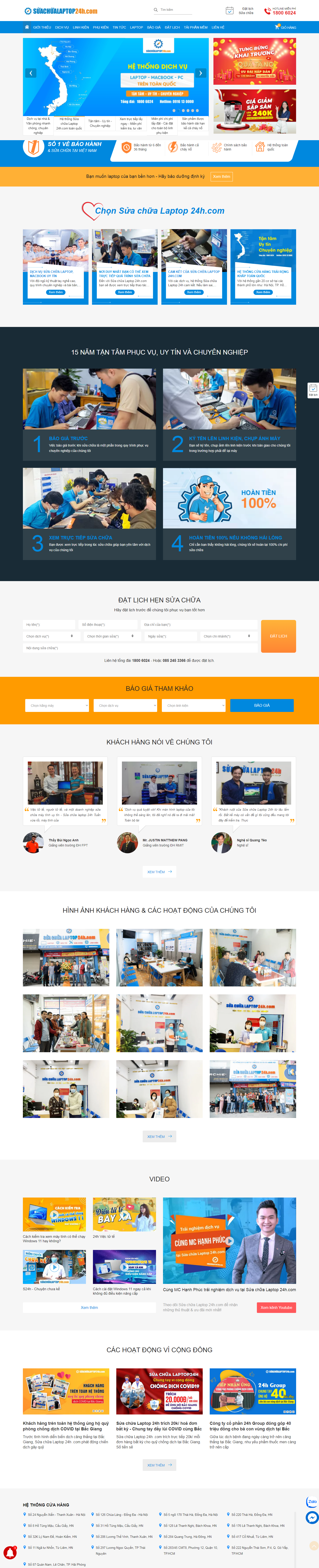 [truongtin] Thiết kế Website web vệ sinh laptop - sualaptopthaihacom