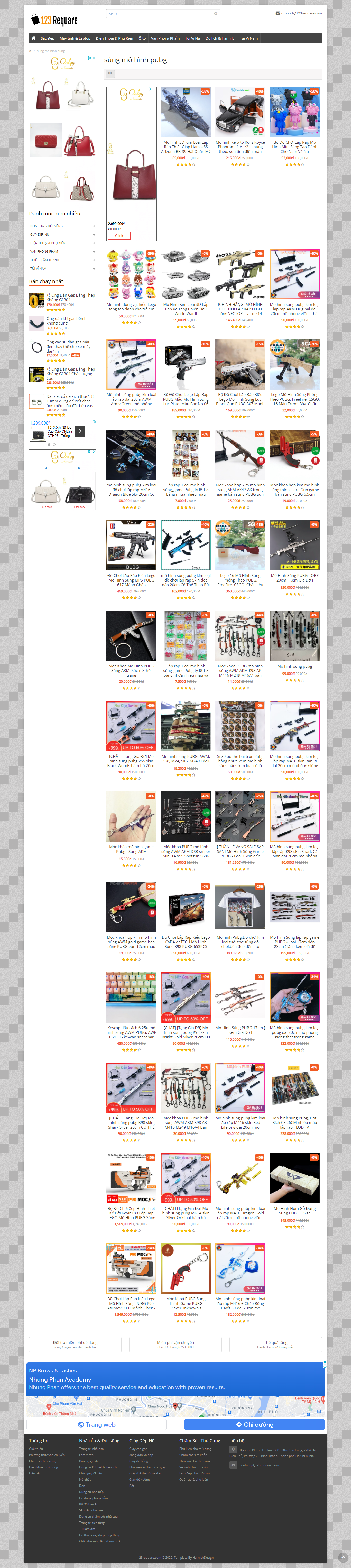 Thiết kế Website web súng mô hình - 123requarecom