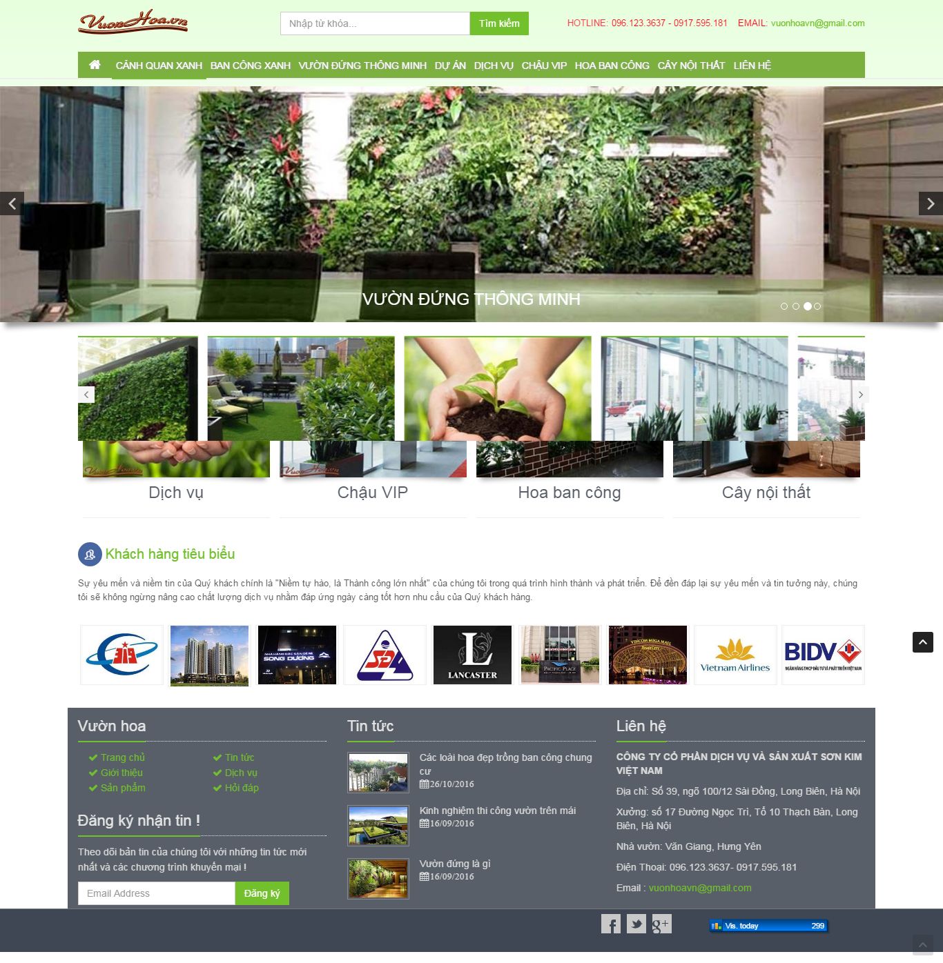 Thiết kế website vườn hoa đẹp, chuyên nghiệp chuẩn SEO