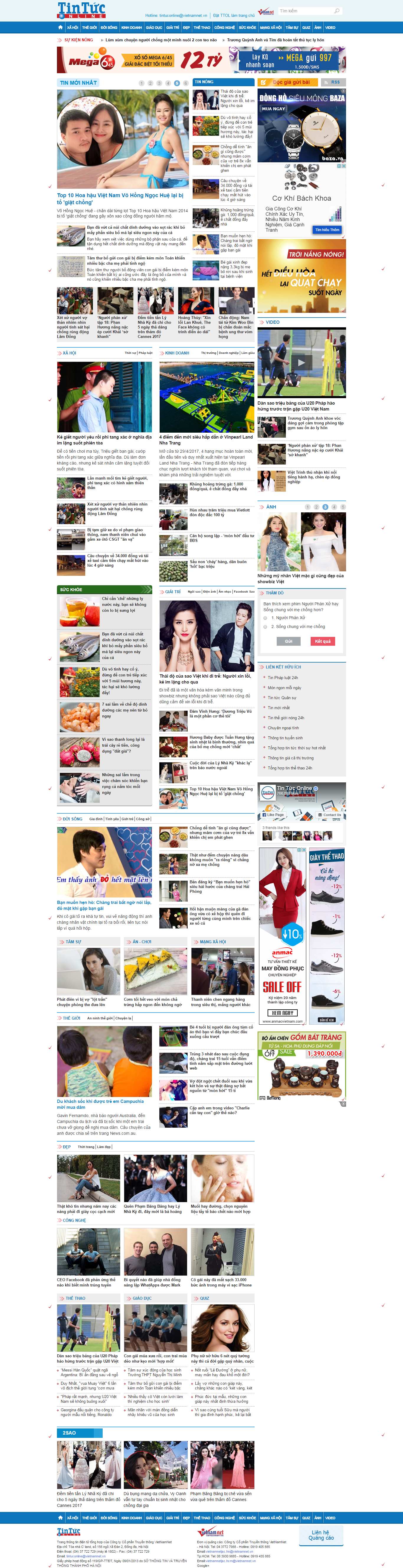 Thiết kế website tin tức 24h đẹp, chuyên nghiệp chuẩn SEO