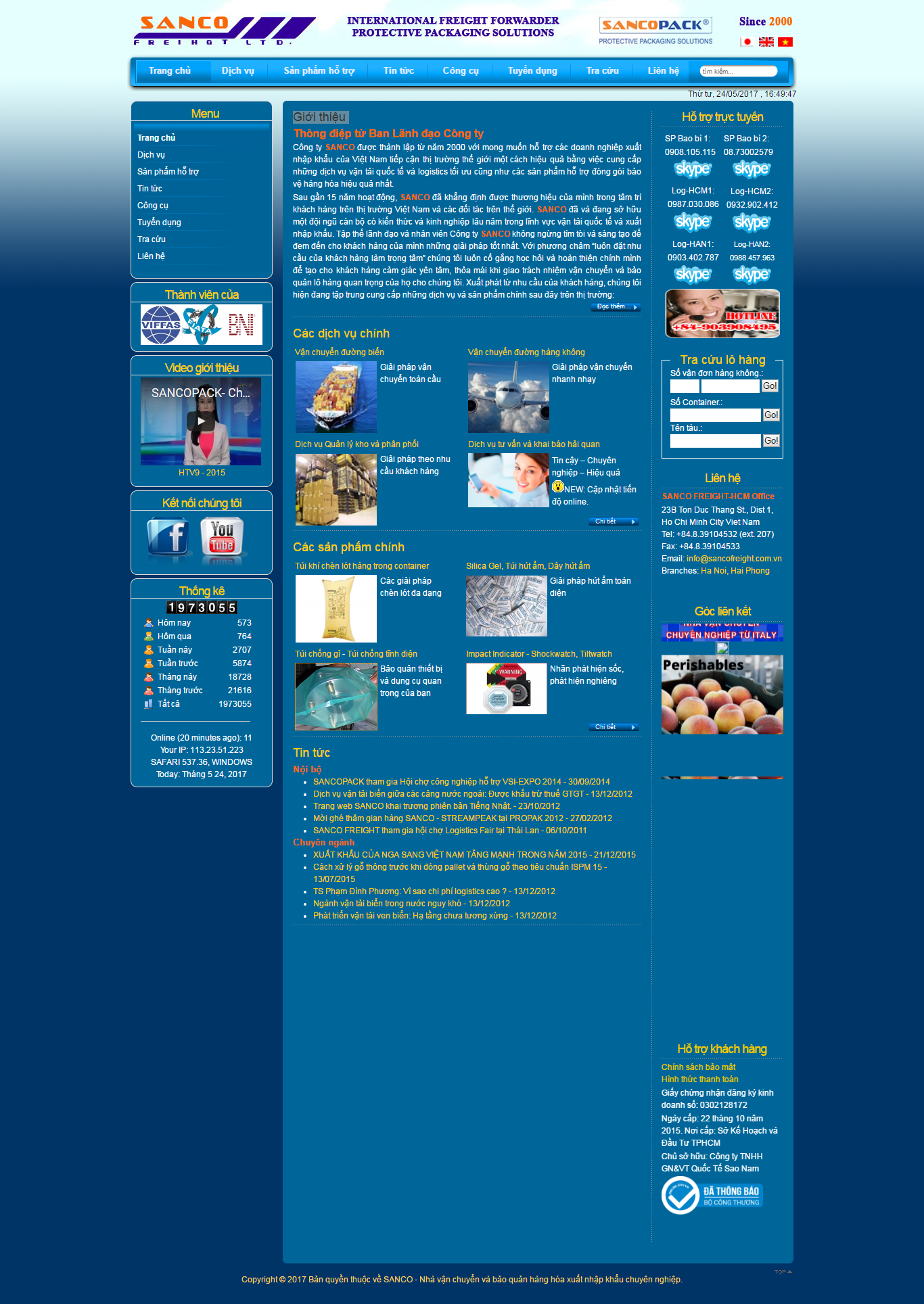 Thiết kế website sanco đẹp, chuyên nghiệp chuẩn SEO