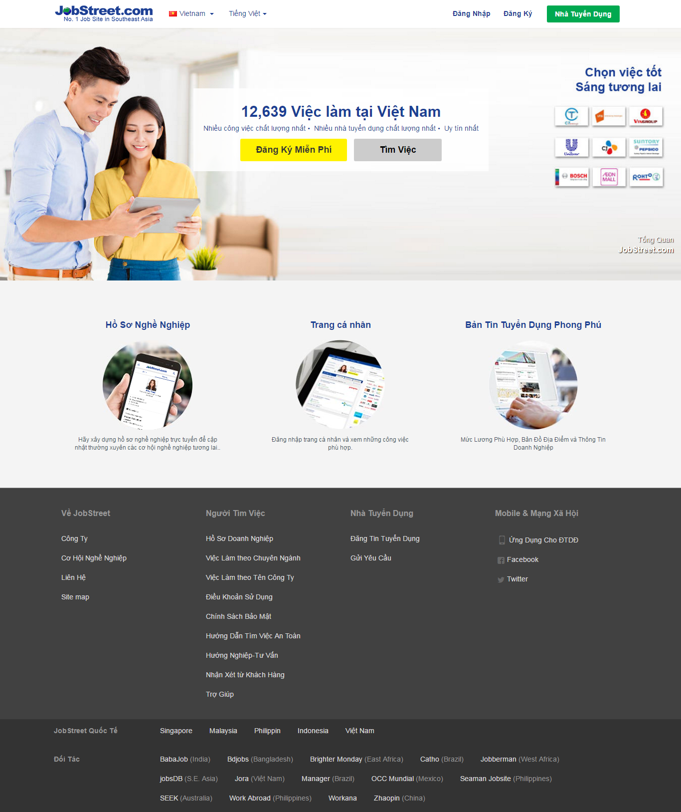 Thiết kế website việc làm & tuyển dụng đẹp, chuyên nghiệp chuẩn SEO