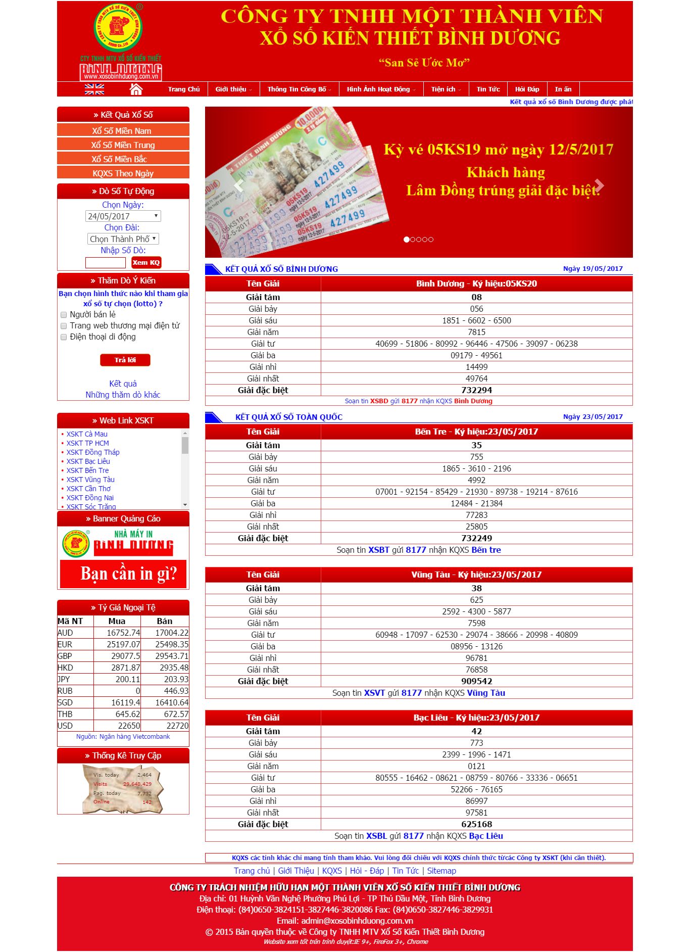 Thiết kế website xổ số Bình Dương đẹp, chuyên nghiệp chuẩn SEO