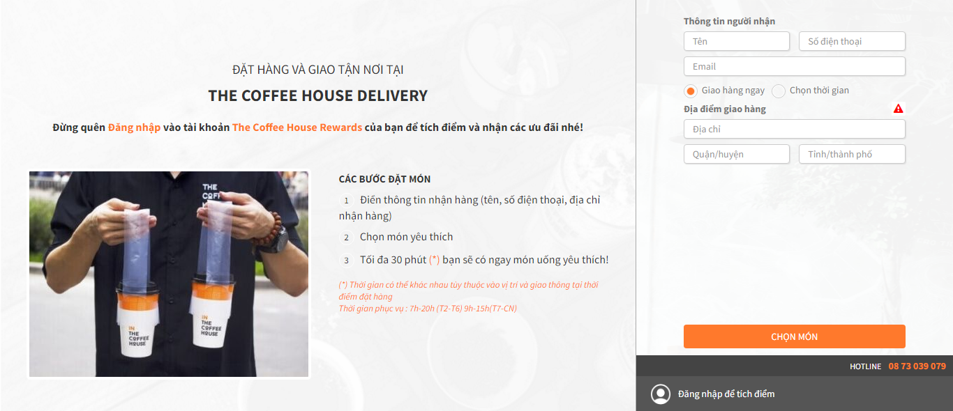 Thiết kế website The Coffee House đẹp, chuyên nghiệp chuẩn SEO