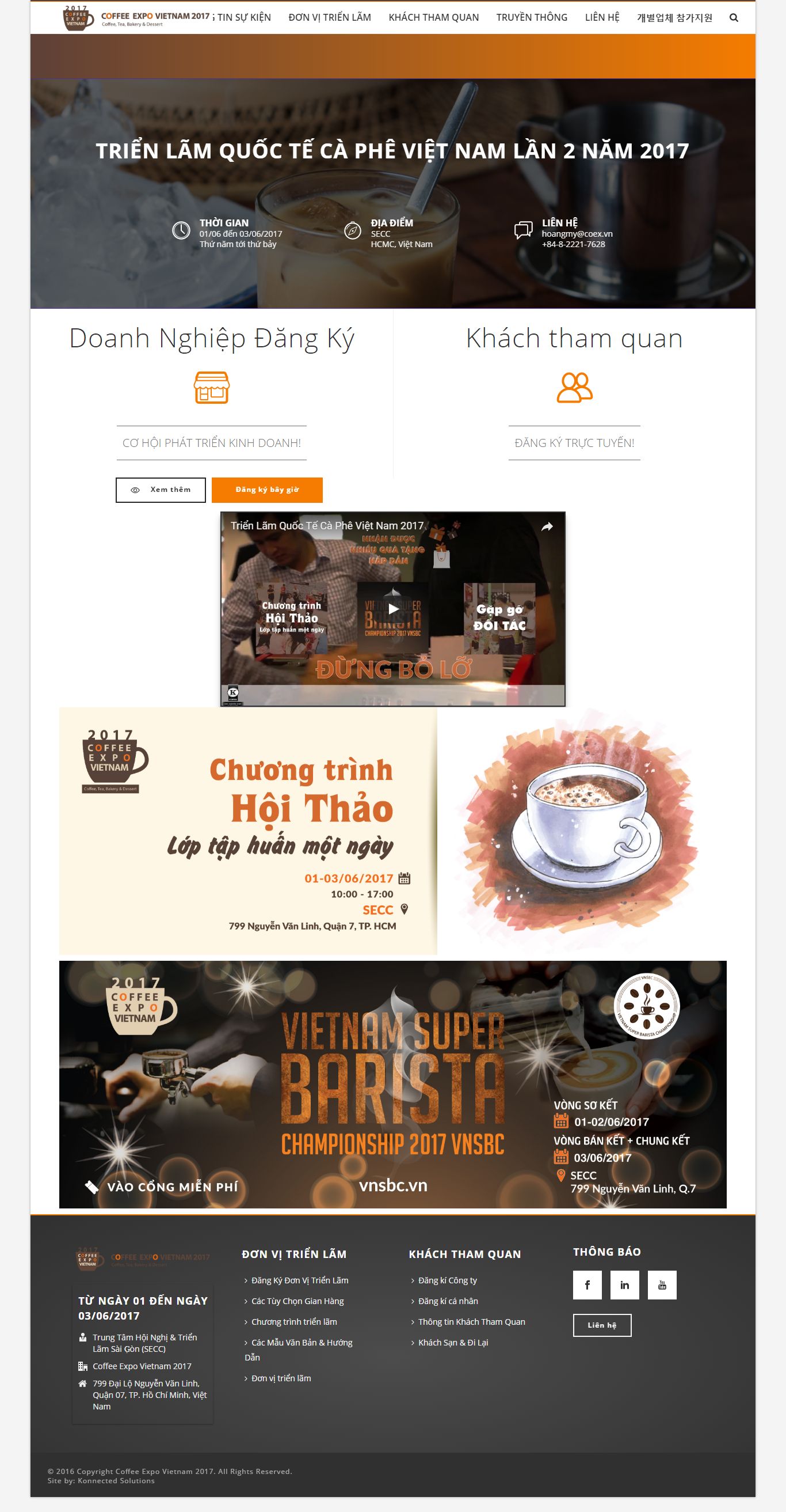 Thiết kế website VietNam Coffee & Dessert Fair đẹp SEO nhanh hiệu quả