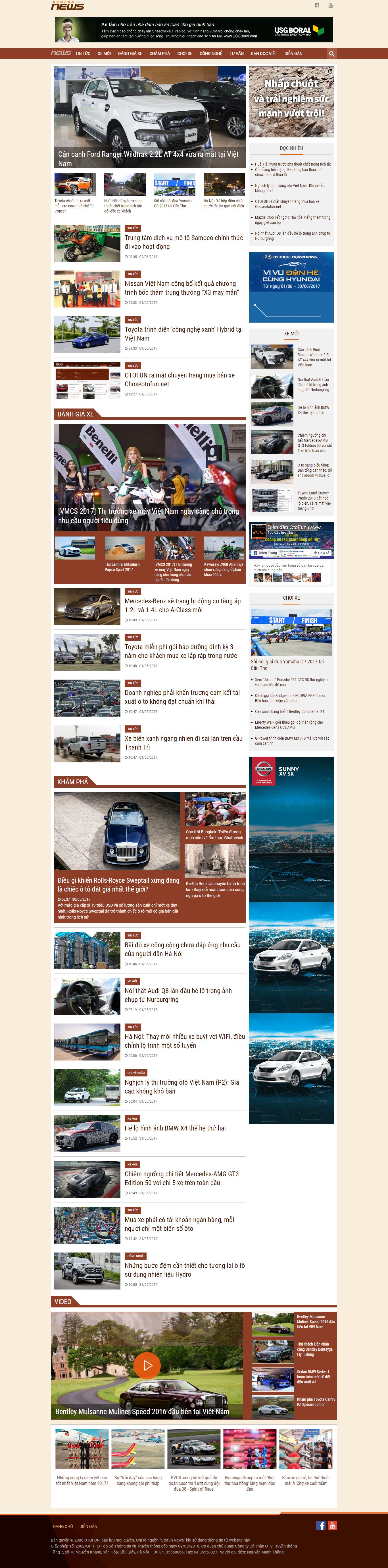 Thiết kế website diễn đàn otofun đẹp, chuyên nghiệp chuẩn SEO
