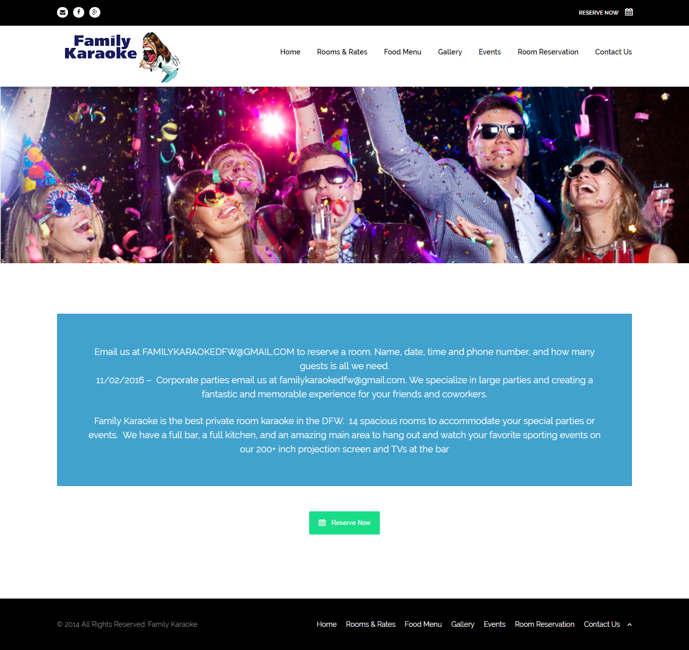 Thiết kế website Family Karaoke đẹp, chuyên nghiệp chuẩn SEO