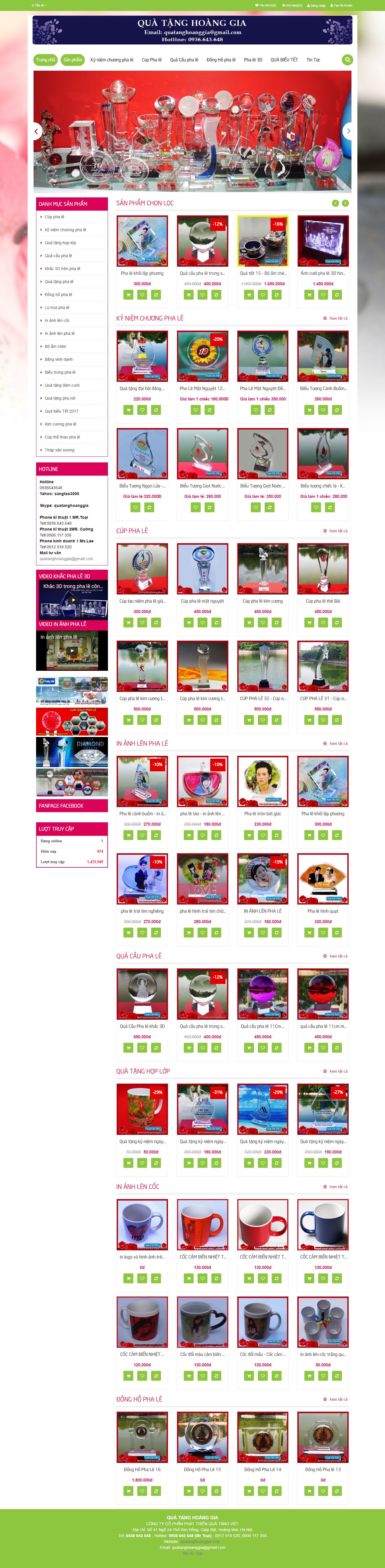 Thiết kế website quà tặng hoàng gia đẹp, chuyên nghiệp chuẩn SEO