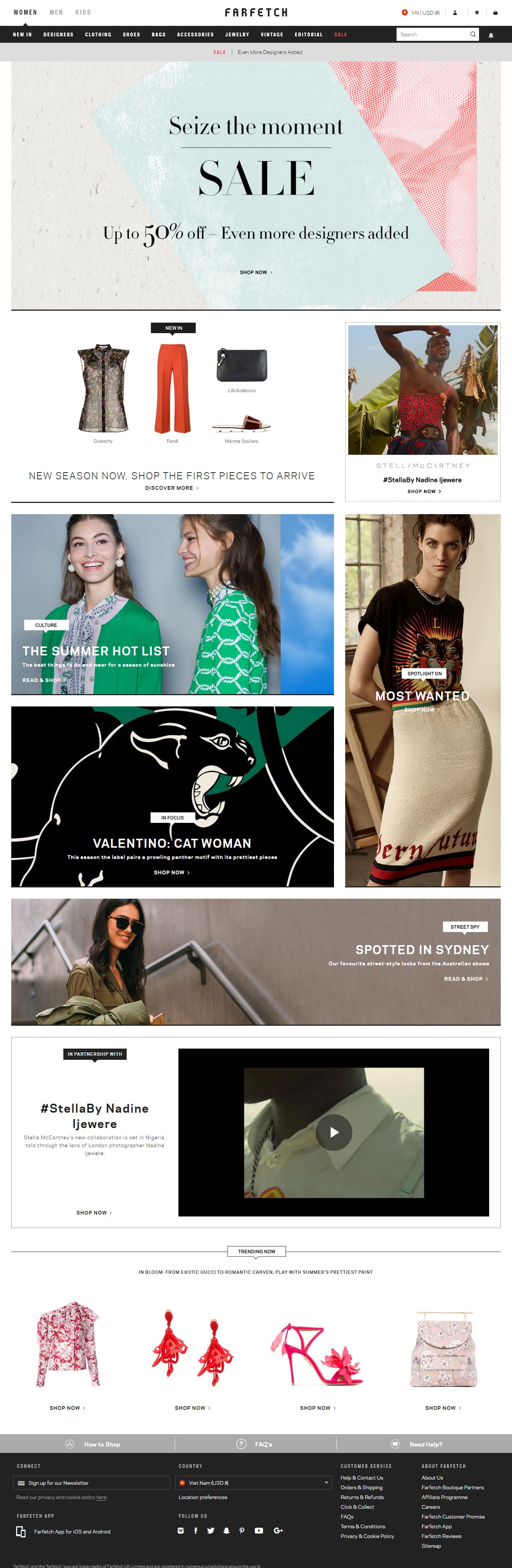 Thiết kế website Women Fashion đẹp, chuyên nghiệp chuẩn SEO