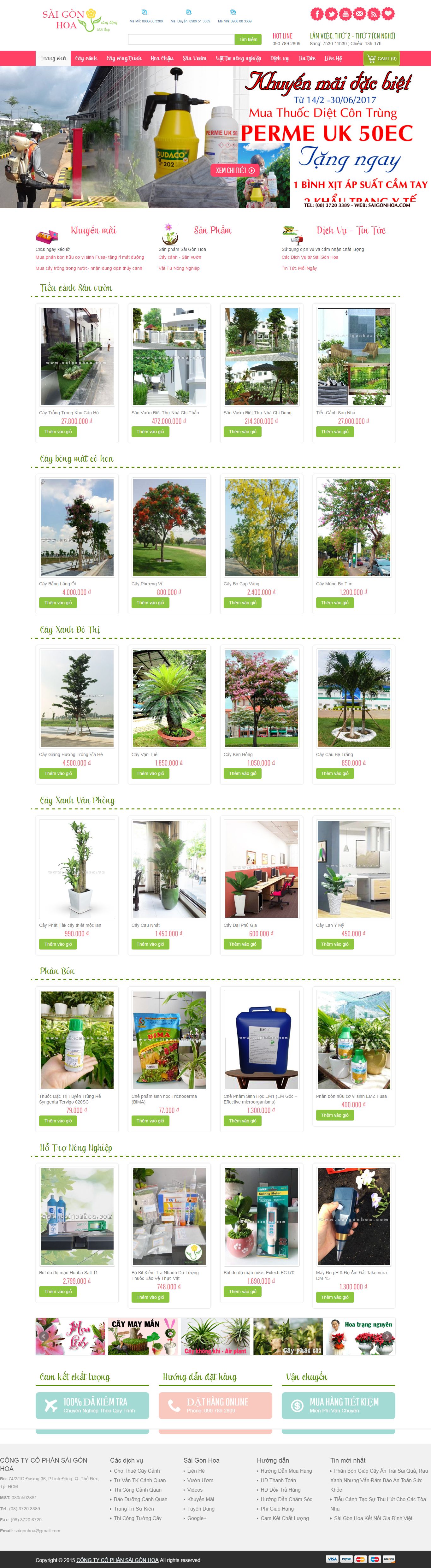 Thiết kế website shop hoa Sài Gòn đẹp, chuyên nghiệp chuẩn SEO