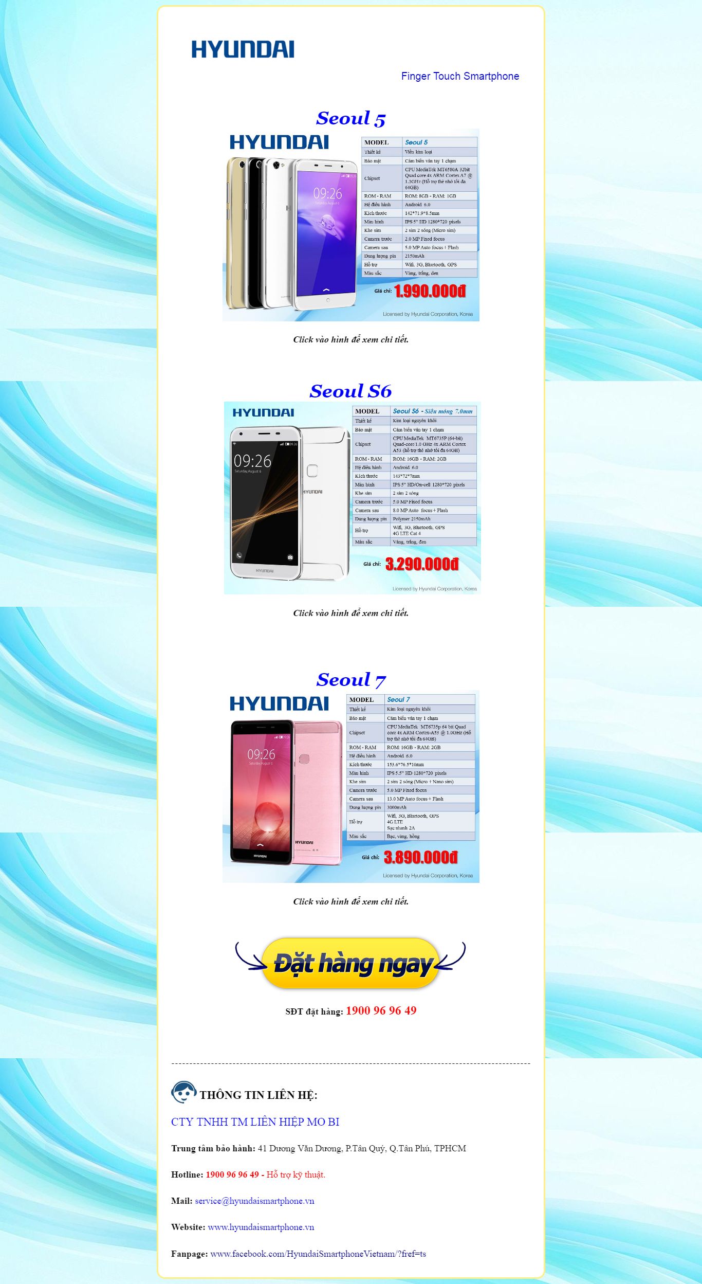 Thiết kế website hyundai phone đẹp, chuyên nghiệp chuẩn SEO