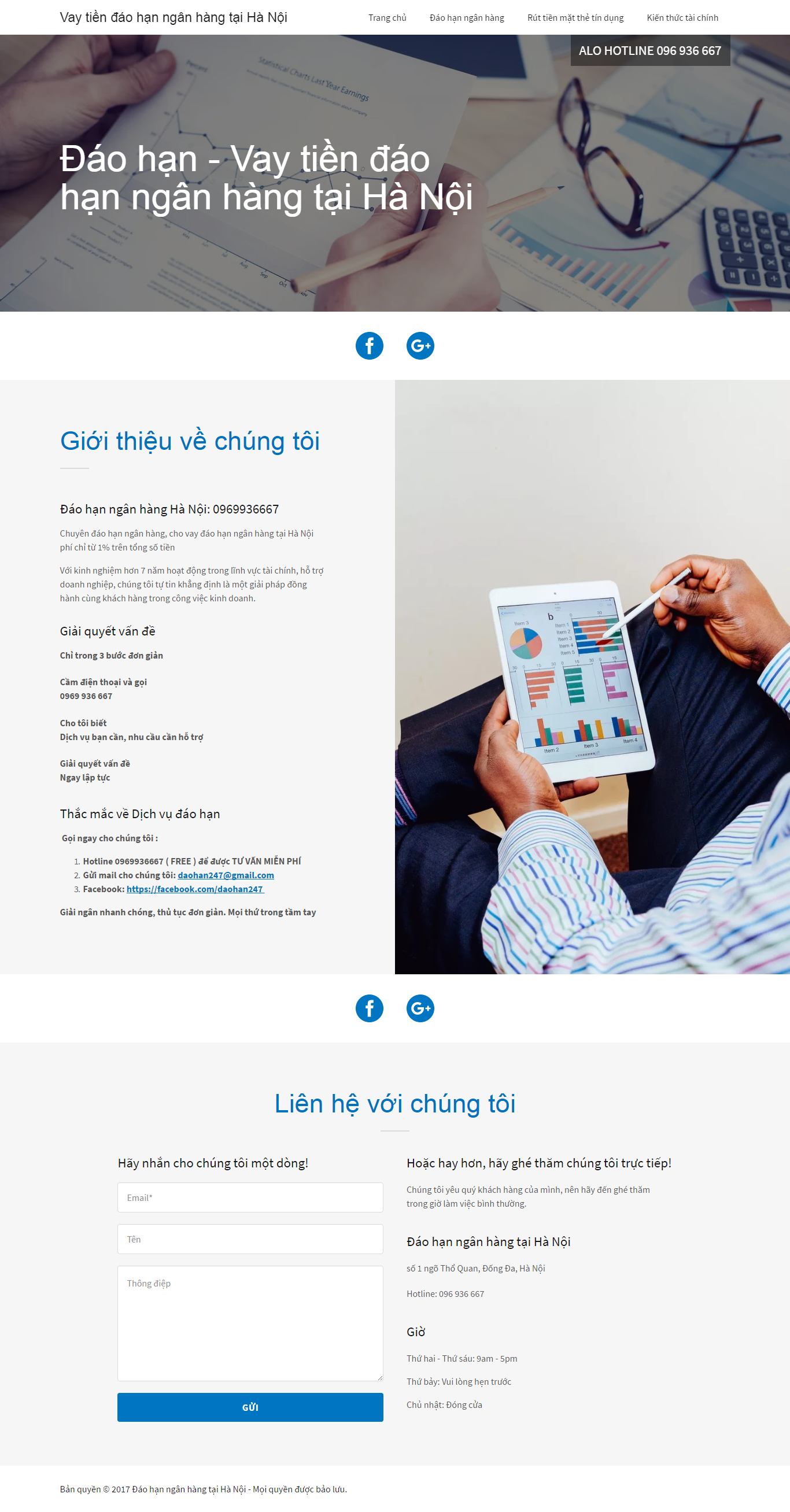 Thiết kế website vay tiền đáo hạn ngân hàng đẹp SEO tốt