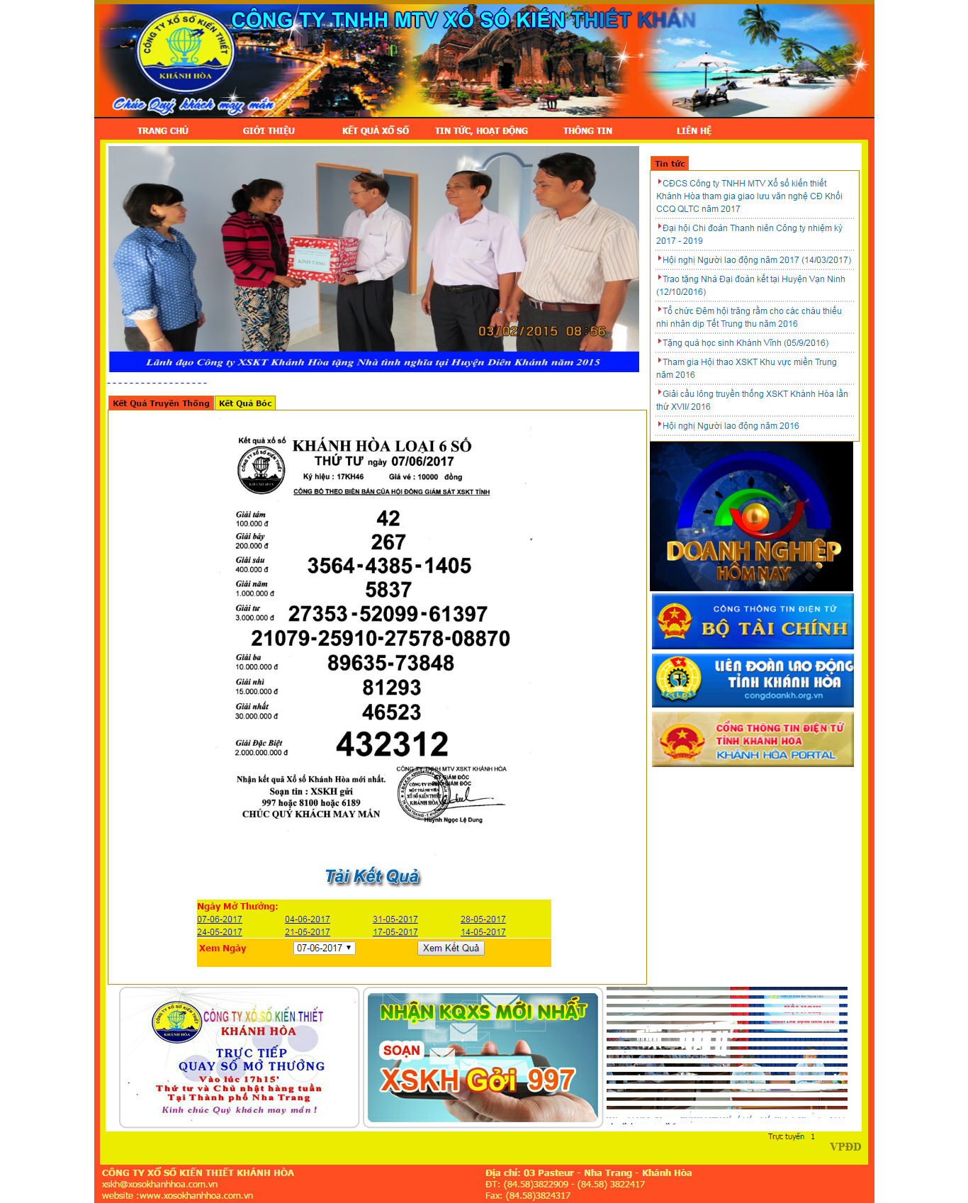 Thiết kế website Xổ Số Khánh Hòa đẹp, chuyên nghiệp chuẩn SEO