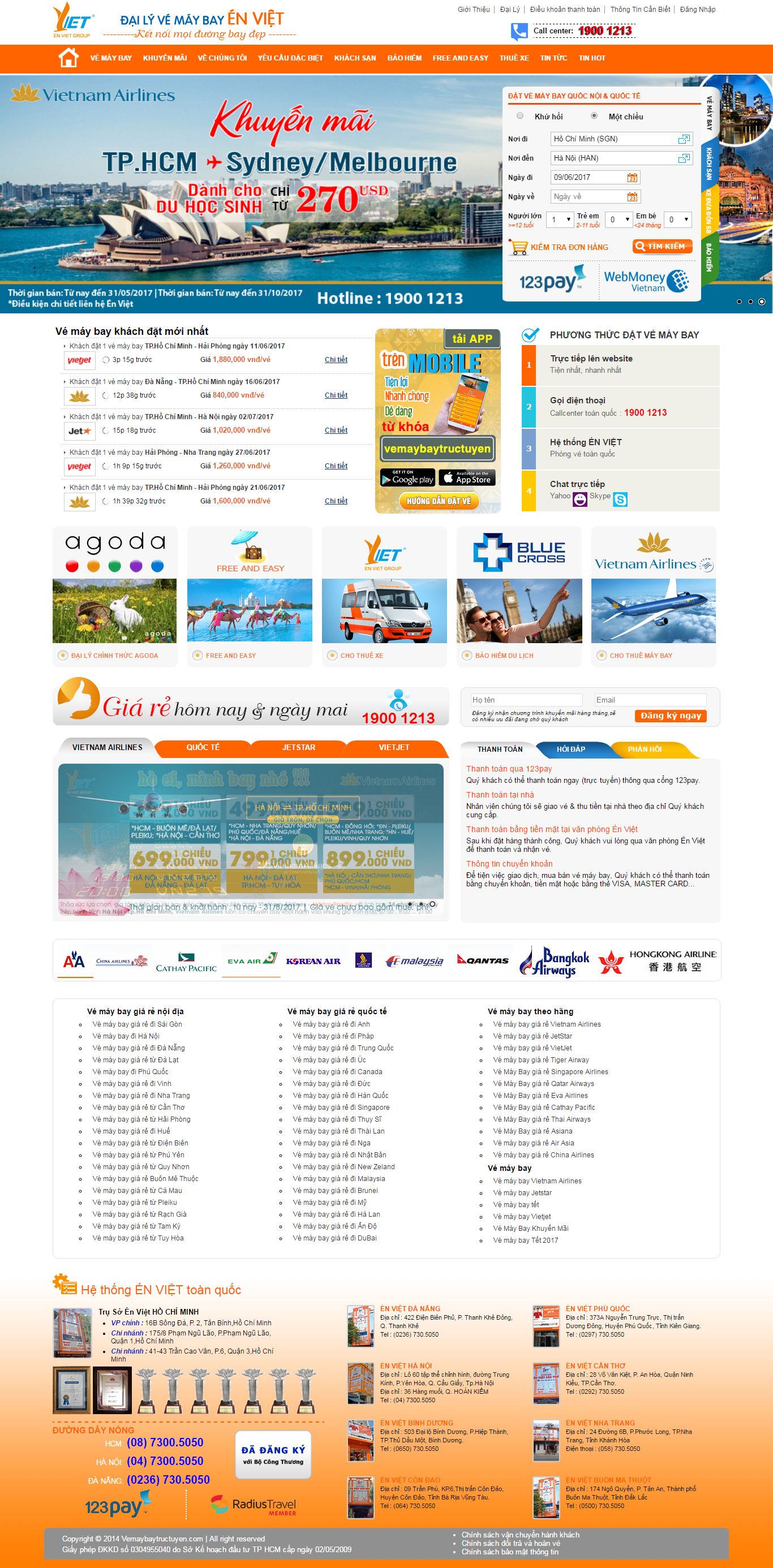 Thiết kế website vé máy bay giá rẻ đẹp, chuyên nghiệp chuẩn SEO