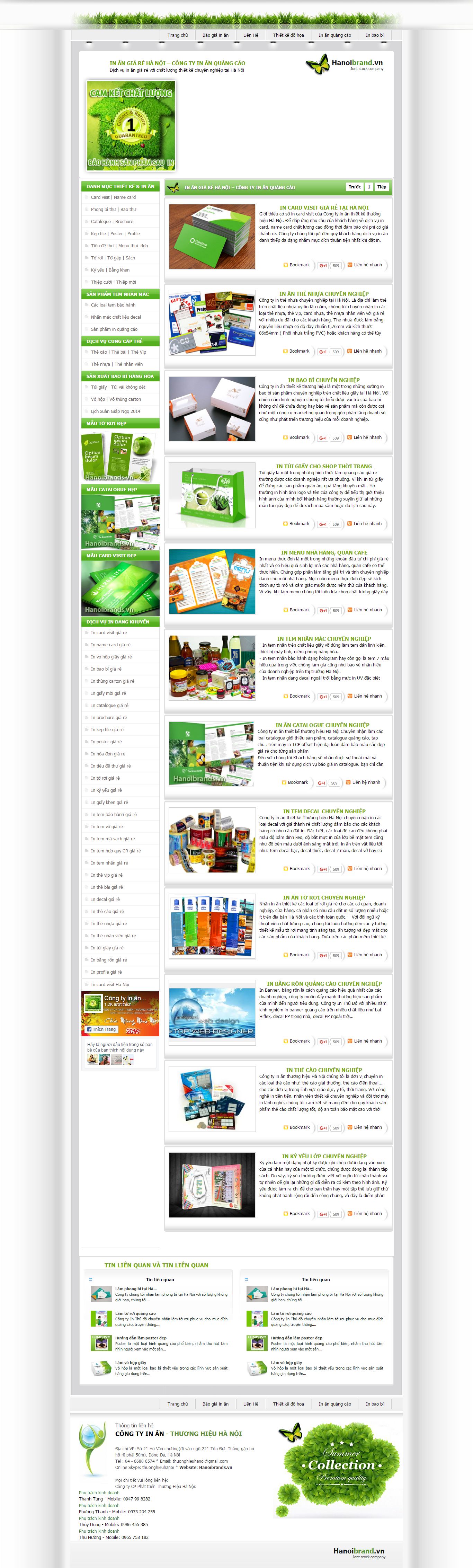 Thiết kế website In ấn brand đẹp, chuyên nghiệp chuẩn SEO