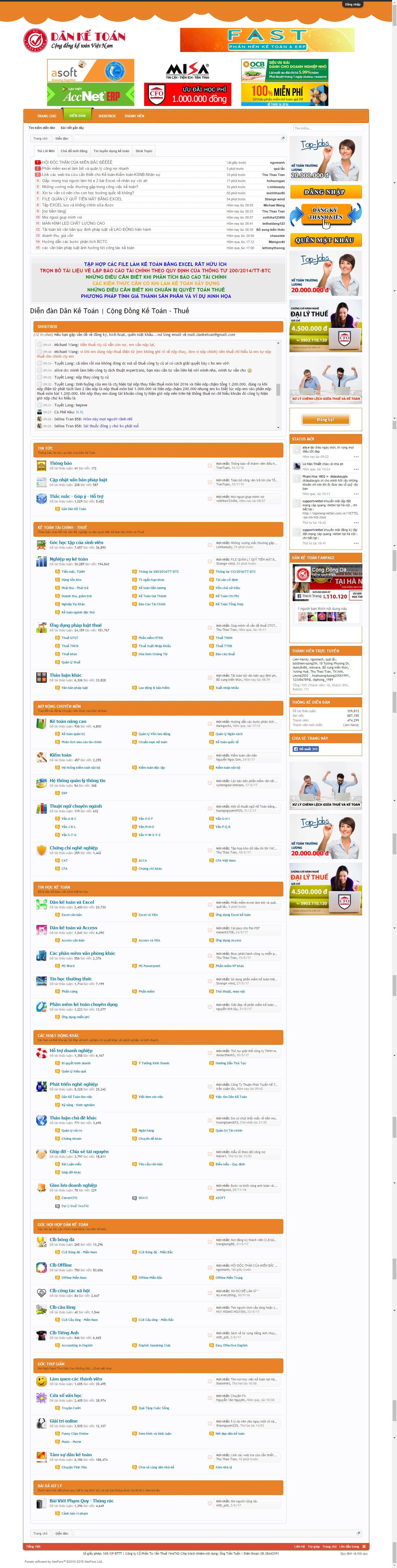 Thiết kế website dân kế toán đẹp, chuyên nghiệp chuẩn SEO