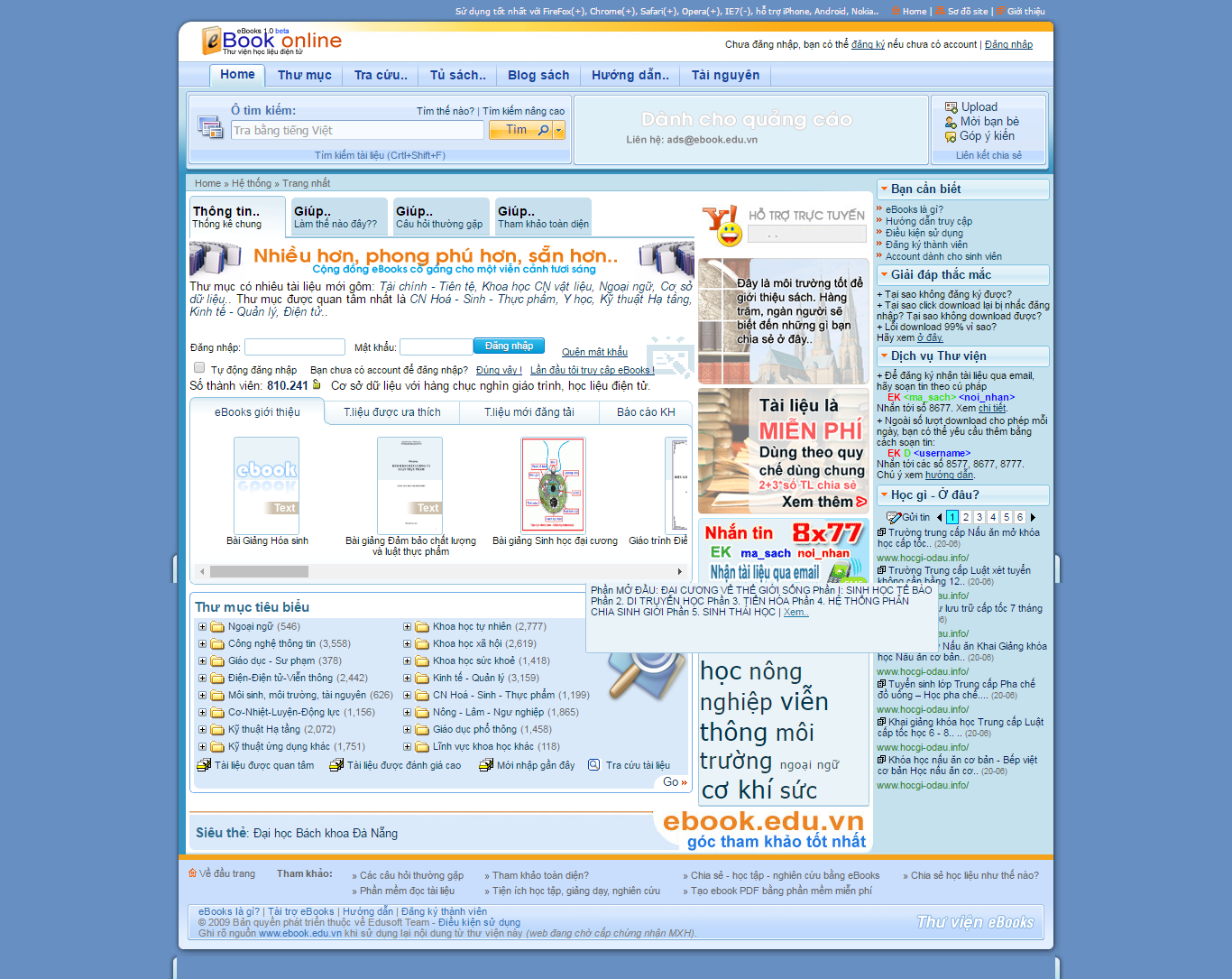 Thiết kế website ebook đẹp, chuyên nghiệp chuẩn SEO
