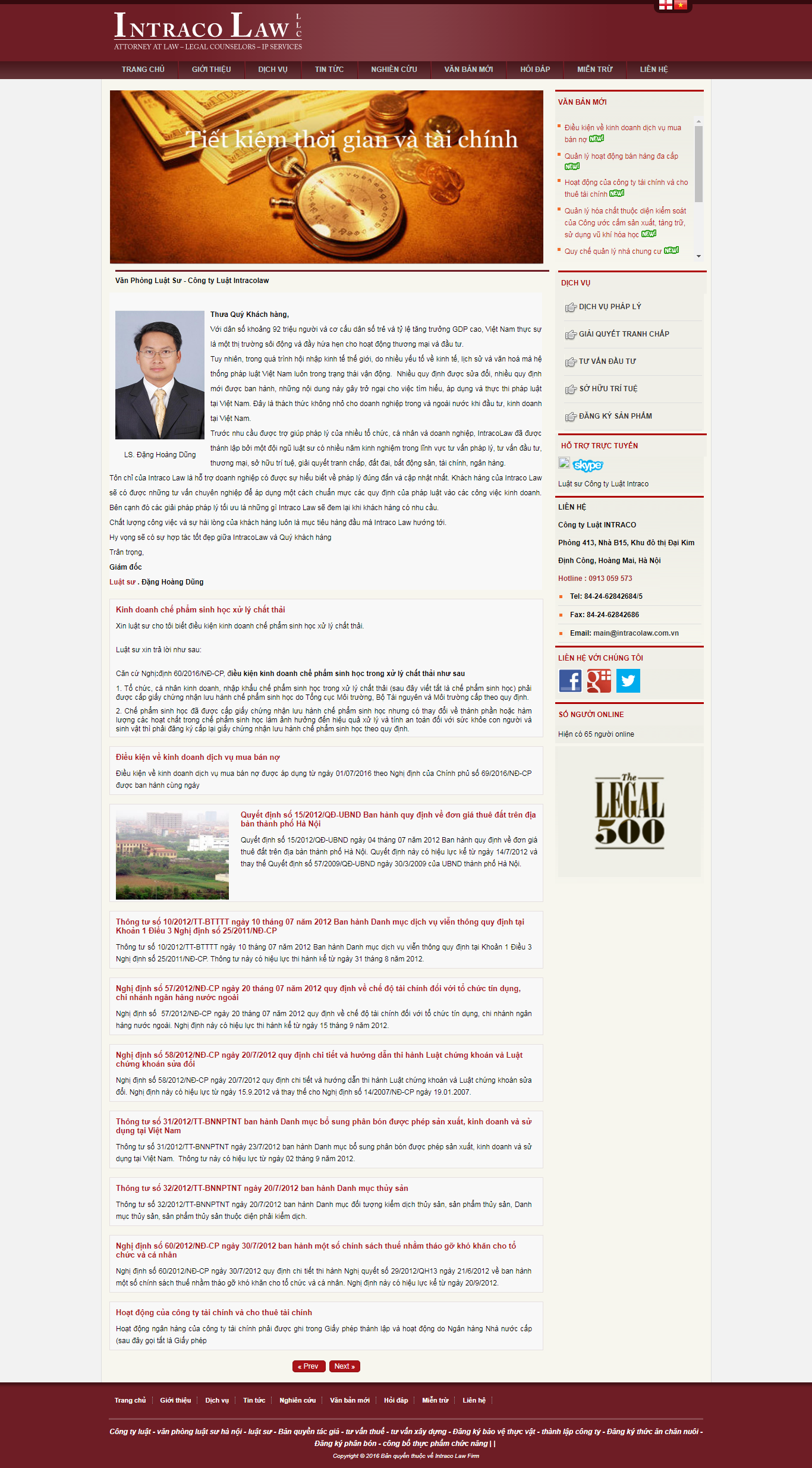 Thiết Kế Web Luật Công Ty Luật Intraco Law đẹp SEO nhanh hiệu quả
