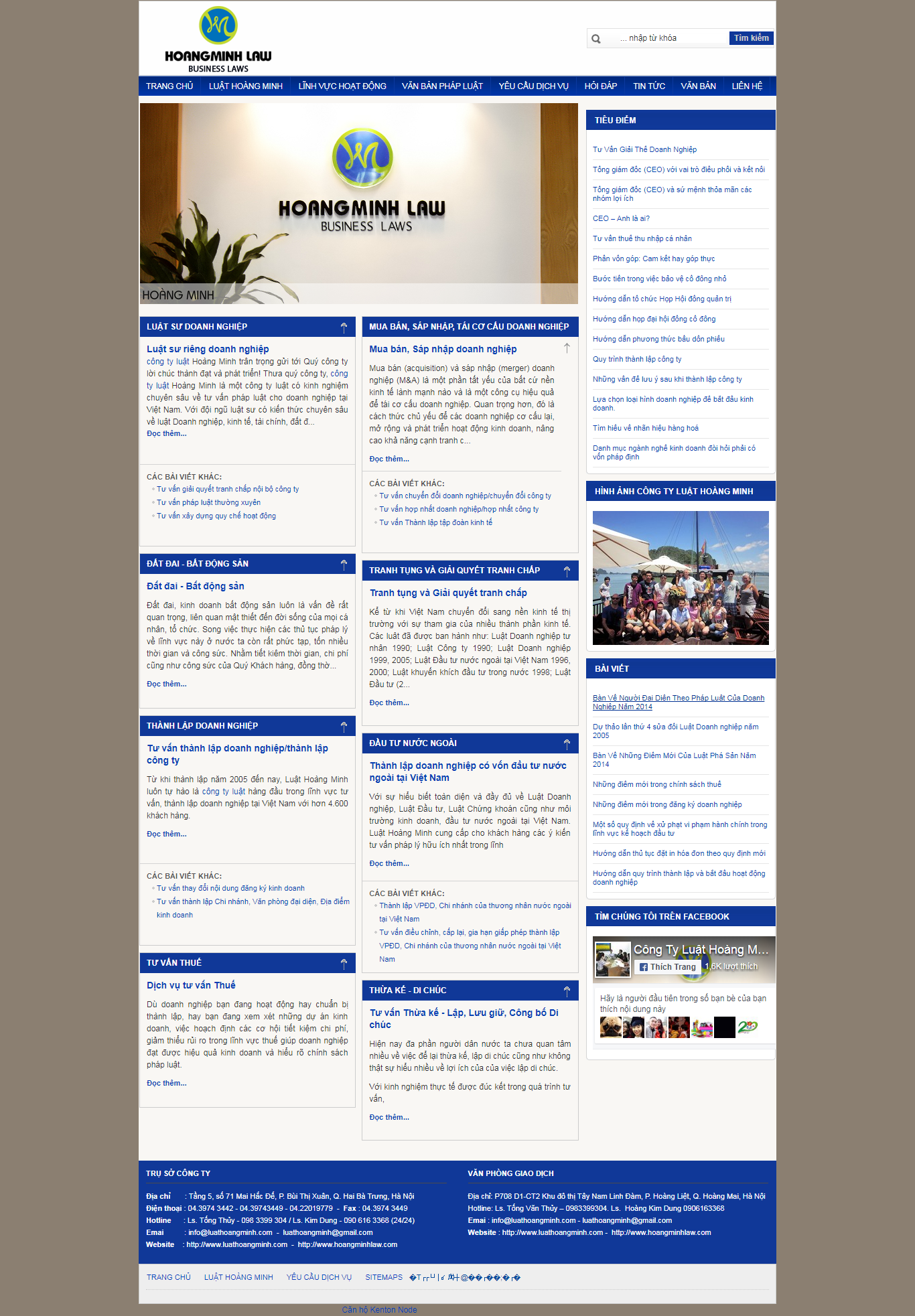 Thiết Kế Web Luật Công Ty Luật Hoàng Minh đẹp SEO nhanh hiệu quả