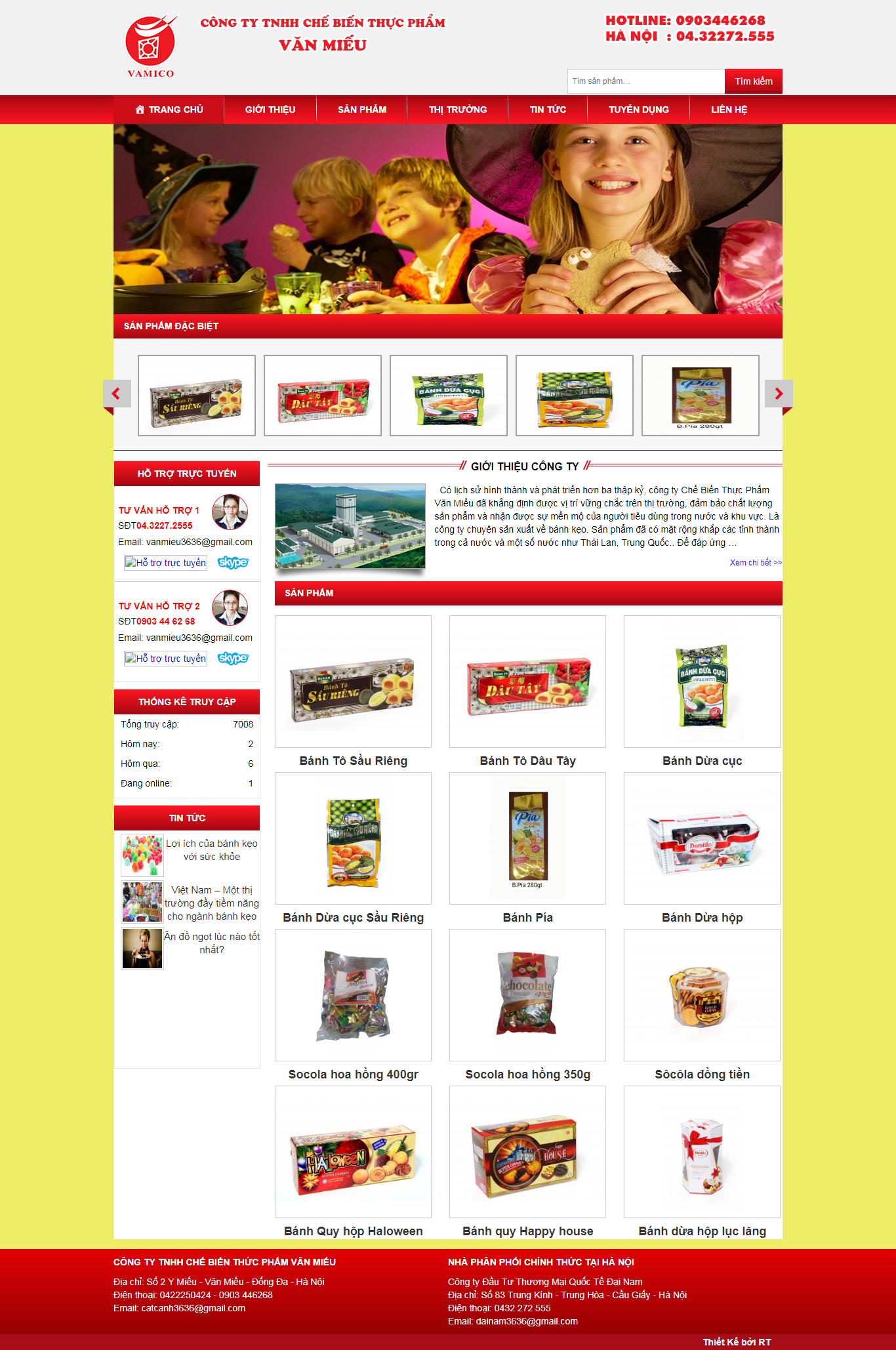 Thiết Kế Web Bán Bánh Kẹo Văn Miếu đẹp, chuyên nghiệp chuẩn SEO