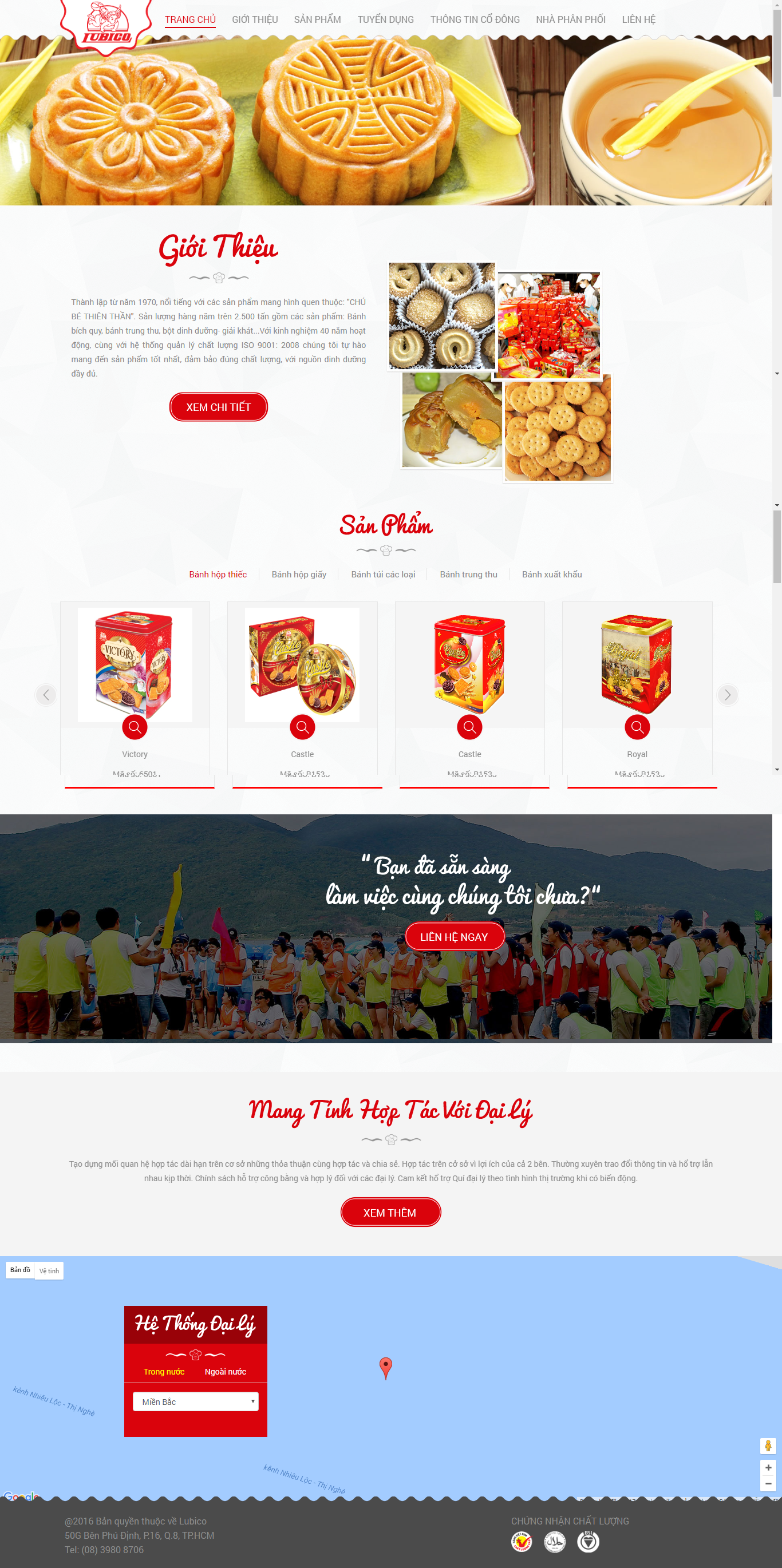 Thiết Kế Web Bán Bánh Kẹo Lubico đẹp, chuyên nghiệp chuẩn SEO