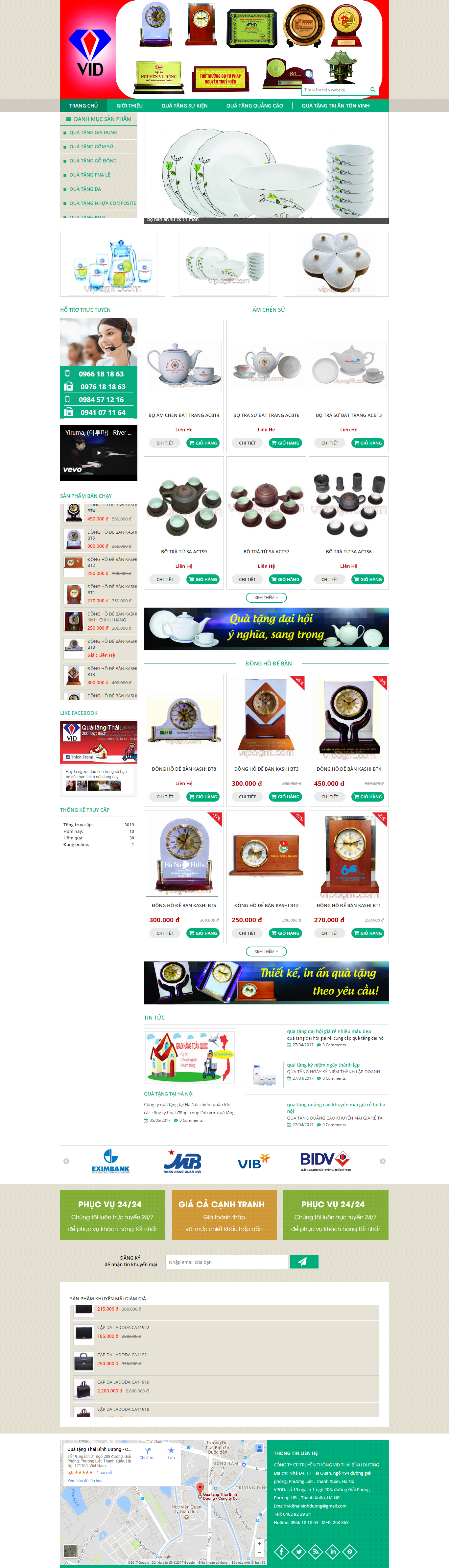 Thiết Kế Web Vật Phẩm Quà Tặng Top 1 đẹp, chuyên nghiệp chuẩn SEO