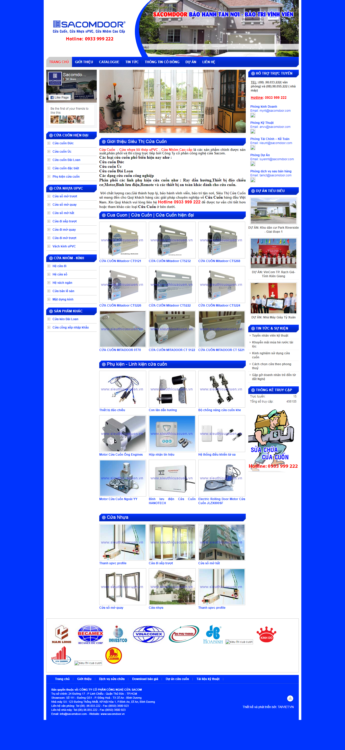 Thiết Kế Web Bán Cửa Siêu Thị Cửa Cuốn đẹp SEO nhanh hiệu quả