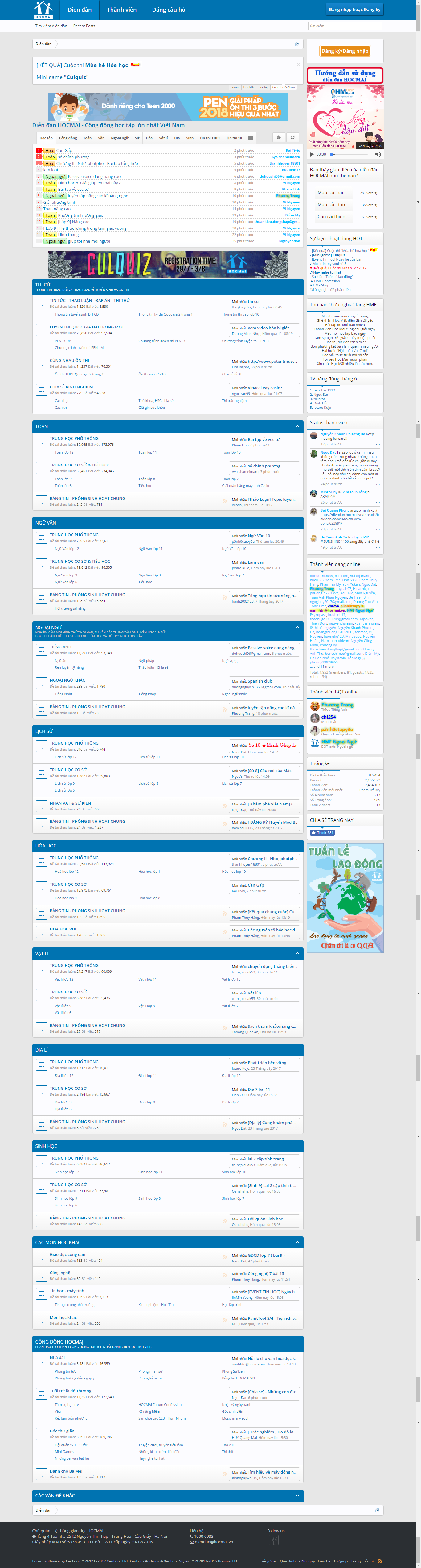 Thiết kế website diễn đàn giáo dục, dạy học, ngoại ngữ, các cấp học