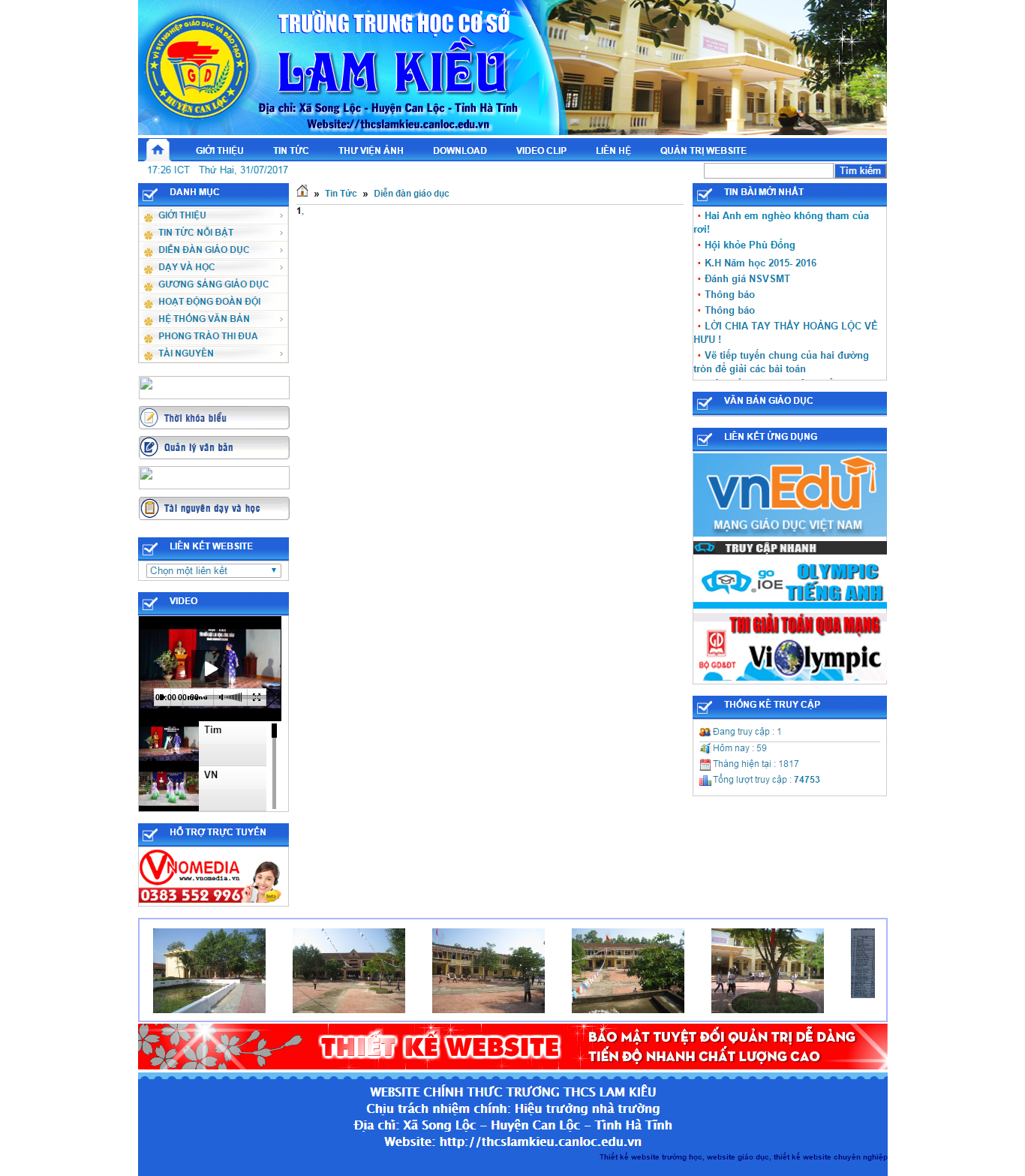 Thiết kế website diễn đàn giáo dục, dạy học, ngoại ngữ, các cấp học