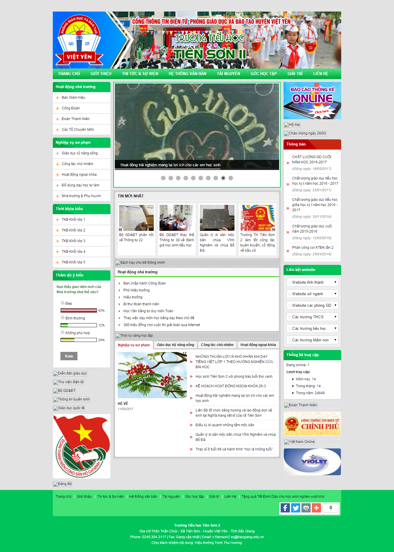Thiết kế website diễn đàn giáo dục, dạy học, giảng dạy trực tuyến