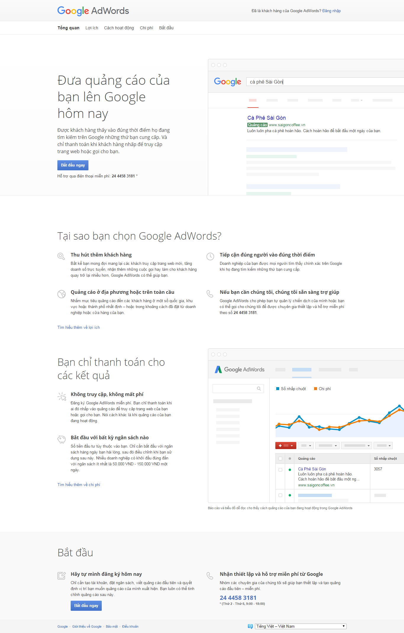 Thiết kế website quảng cáo google adwords đẹp, chuyên nghiệp chuẩn SEO