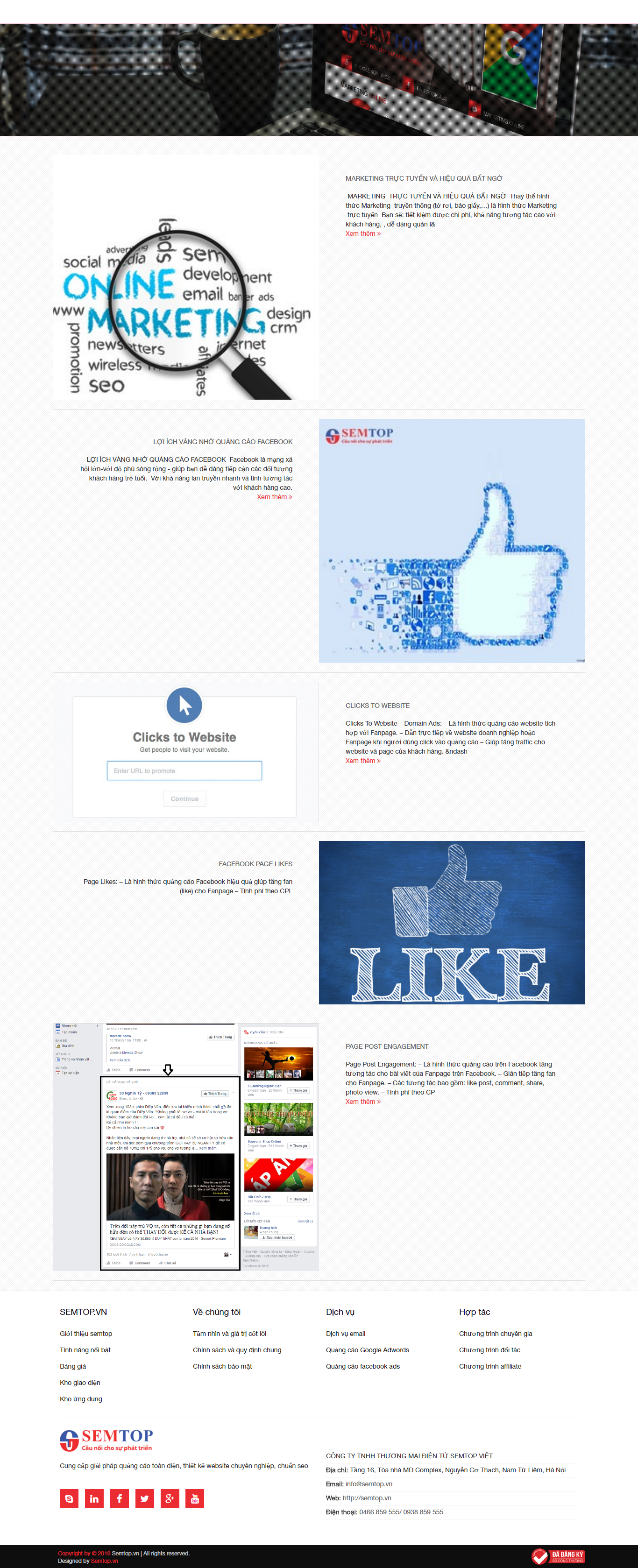 Thiết kế website quảng cáo facebook đẹp, chuyên nghiệp chuẩn SEO