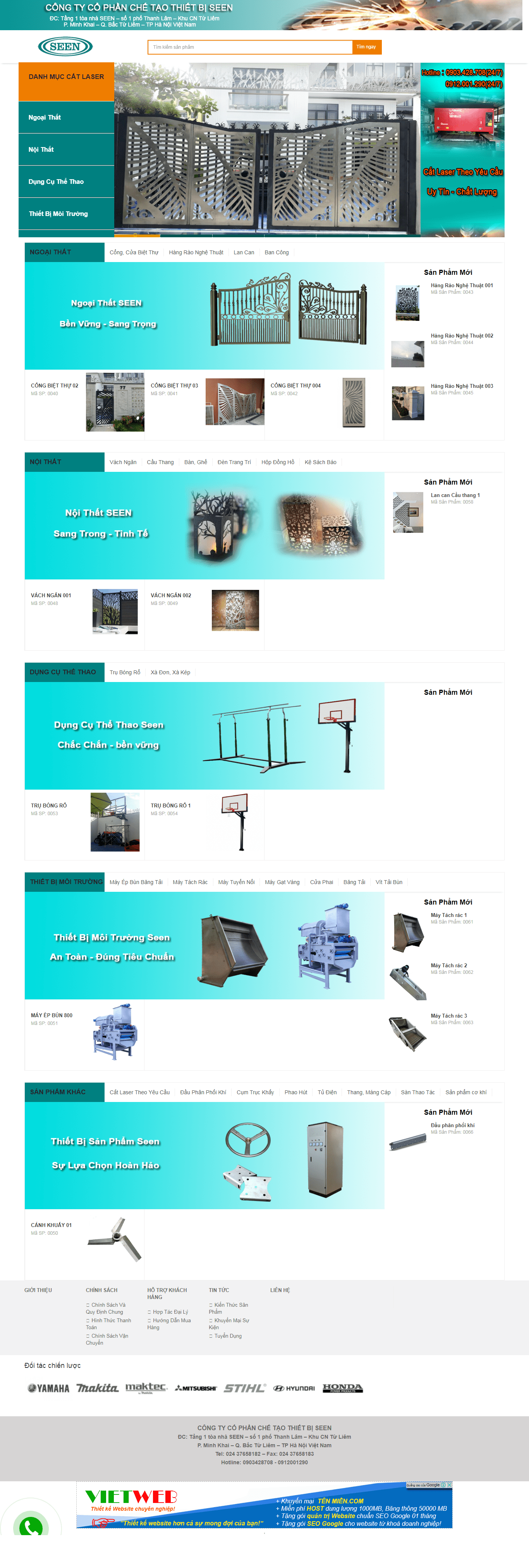 [hieuchuancaltech] Thiết kế website cơ khí nghệ thuật, website cơ khí nghệ thuật http://cokhinghethuat.com/