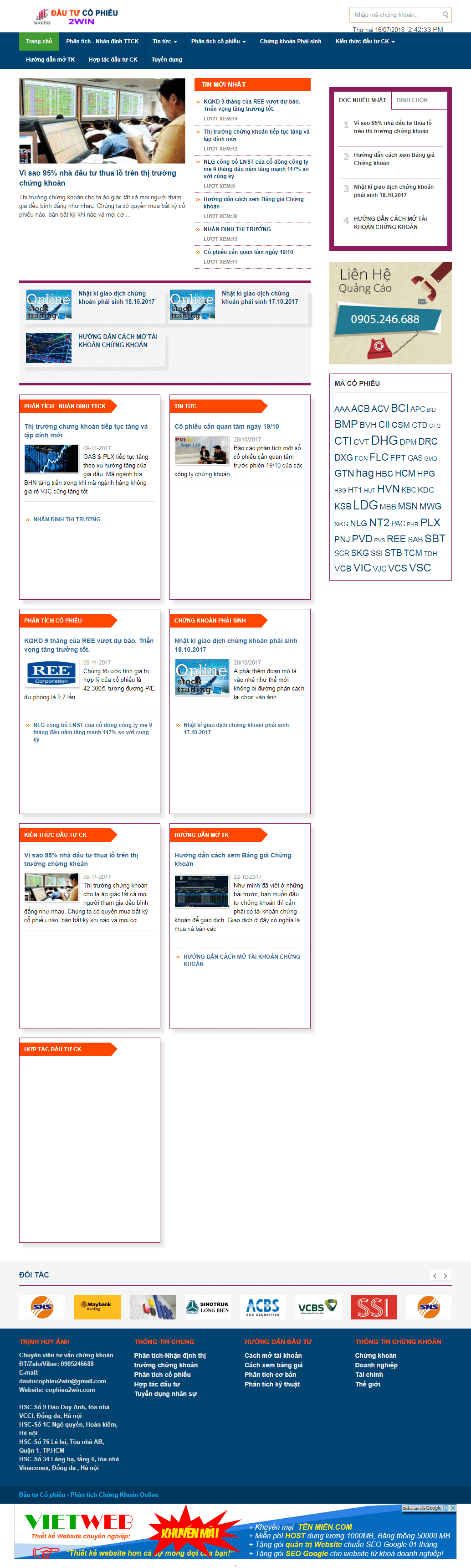 [hieuchuancaltech] Thiết kế website cổ phiếu, website cổ phiếu, đầu tư cổ phiếu http://cophieu2win.com/