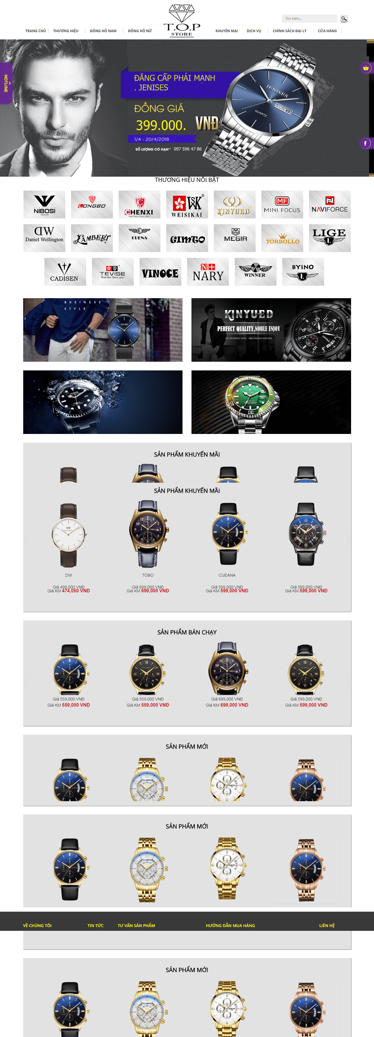 [hieuchuancaltech] Thiết kế website đồng hồ nam, website đồng hồ nam, đồng hồ nhập khẩu  http://topdonghonam.com/