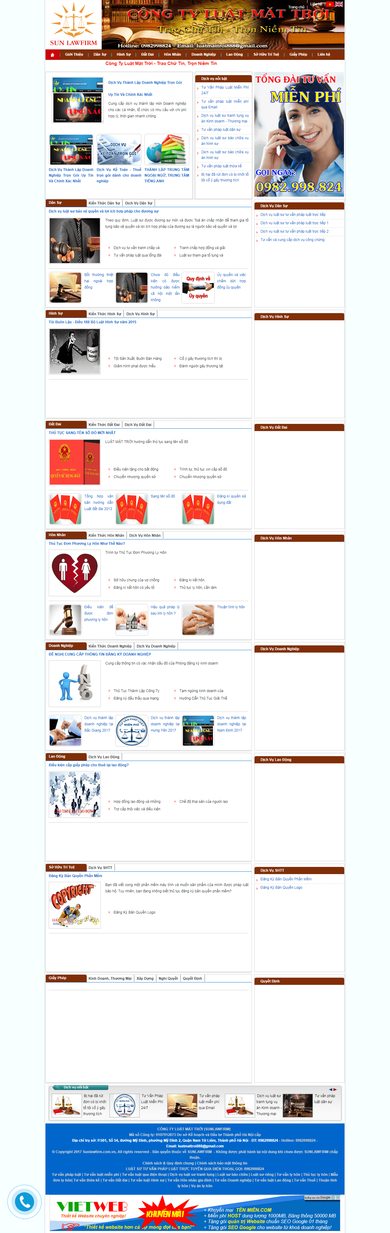 [hieuchuancaltech] website hãng luật http://sunlawfirm.com.vn/ đẹp, chuyên nghiệp chuẩn SEO