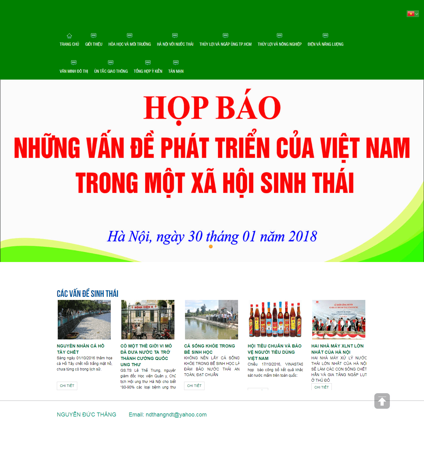 [hieuchuancaltech] Thiết kế website họp báo http://nguyenducthang.vn/ đẹp SEO tốt