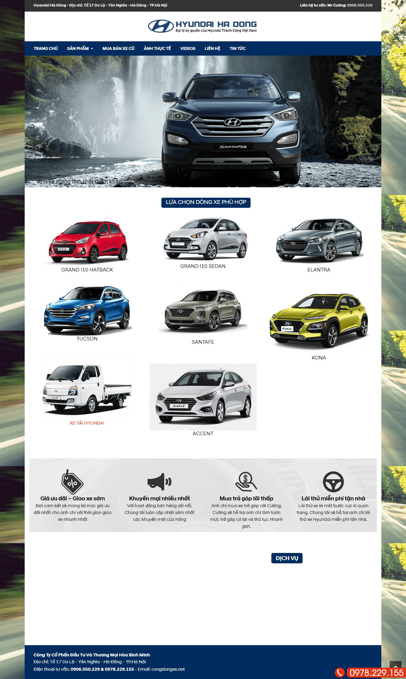 Thiết kế website xe hơi, Ô tô - http://congdongxe.net/