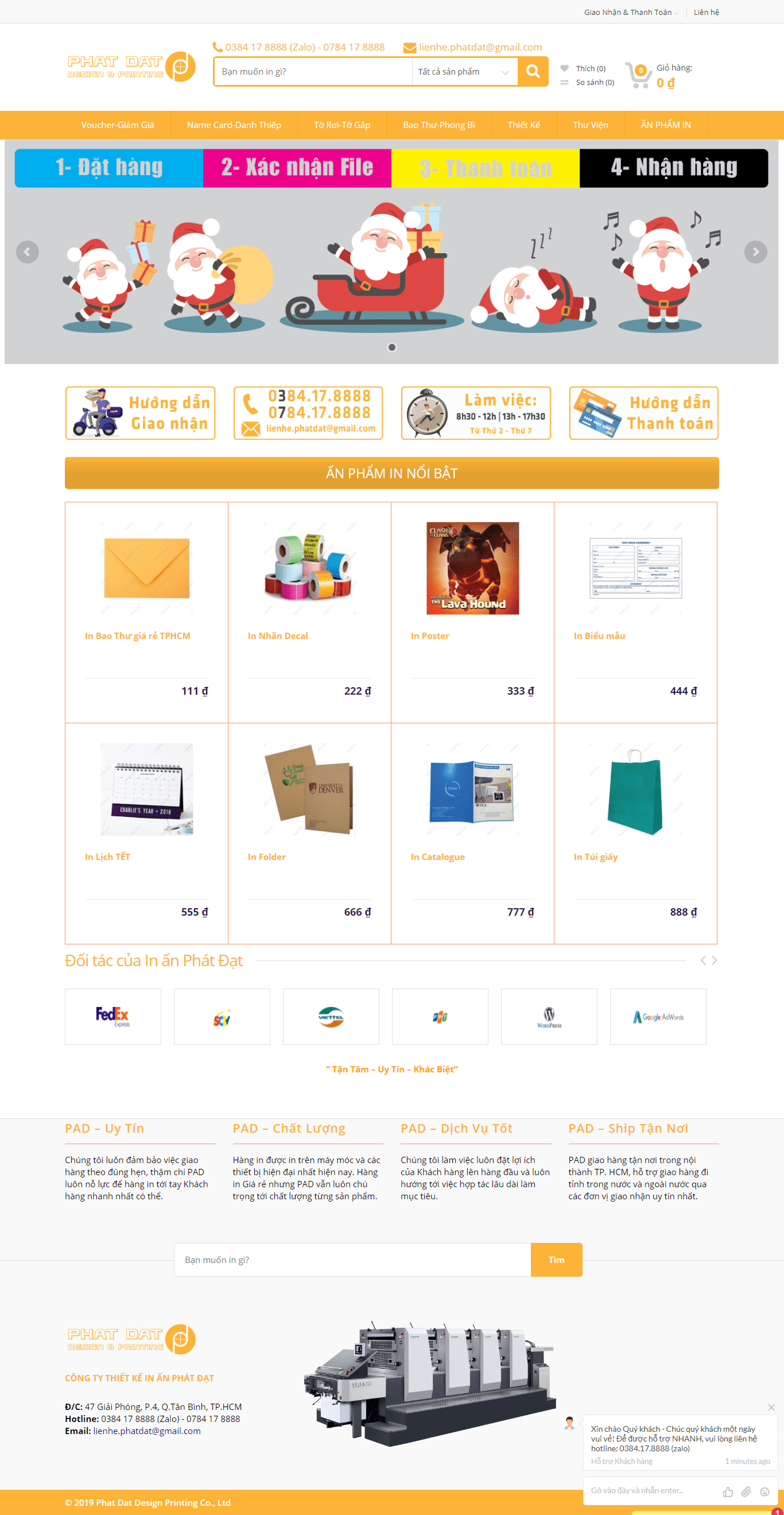 Thiết kế website in ấn - thiết kế - http://inanphatdat.com/