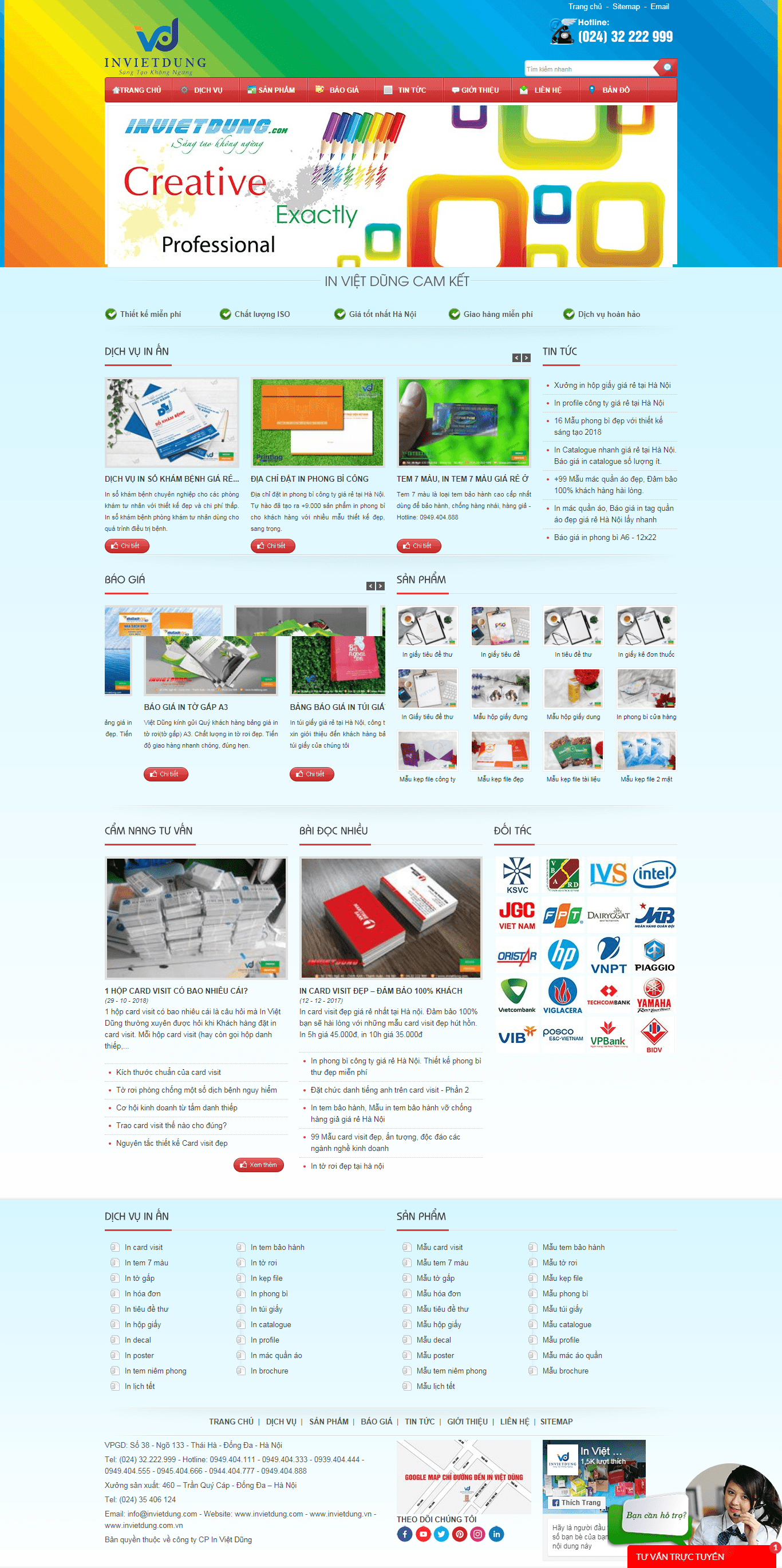 Thiết kế website hiệu cắt tóc, hair salon - https://invietdung.com/