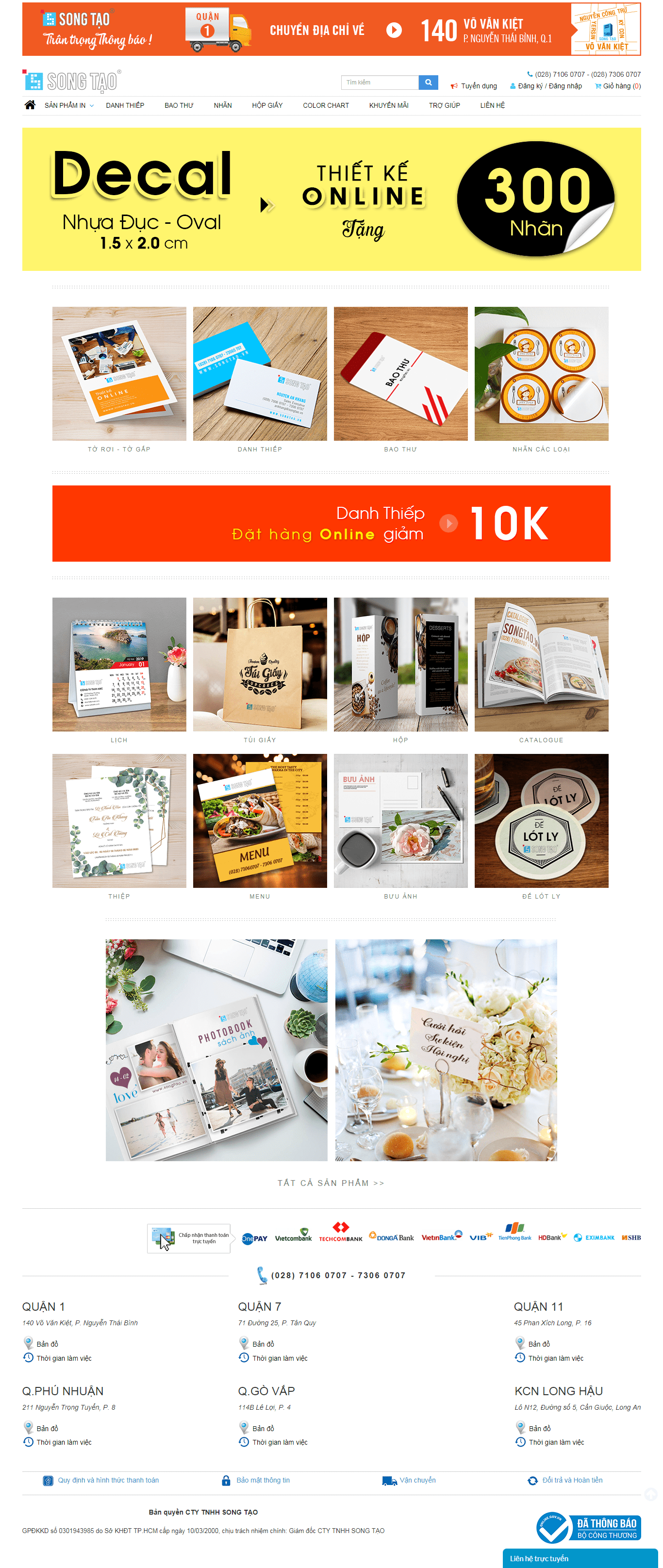 Thiết kế website in ấn - thiết kế - https://songtao.vn