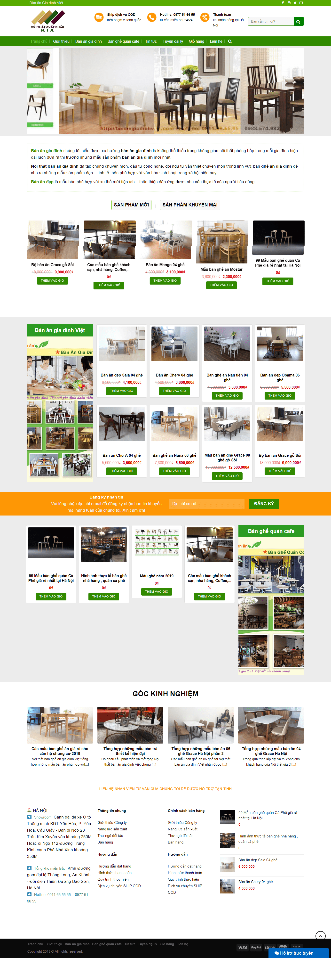 Thiết kế website nội thất - kiến trúc - https://banangiadinhviet.com/
