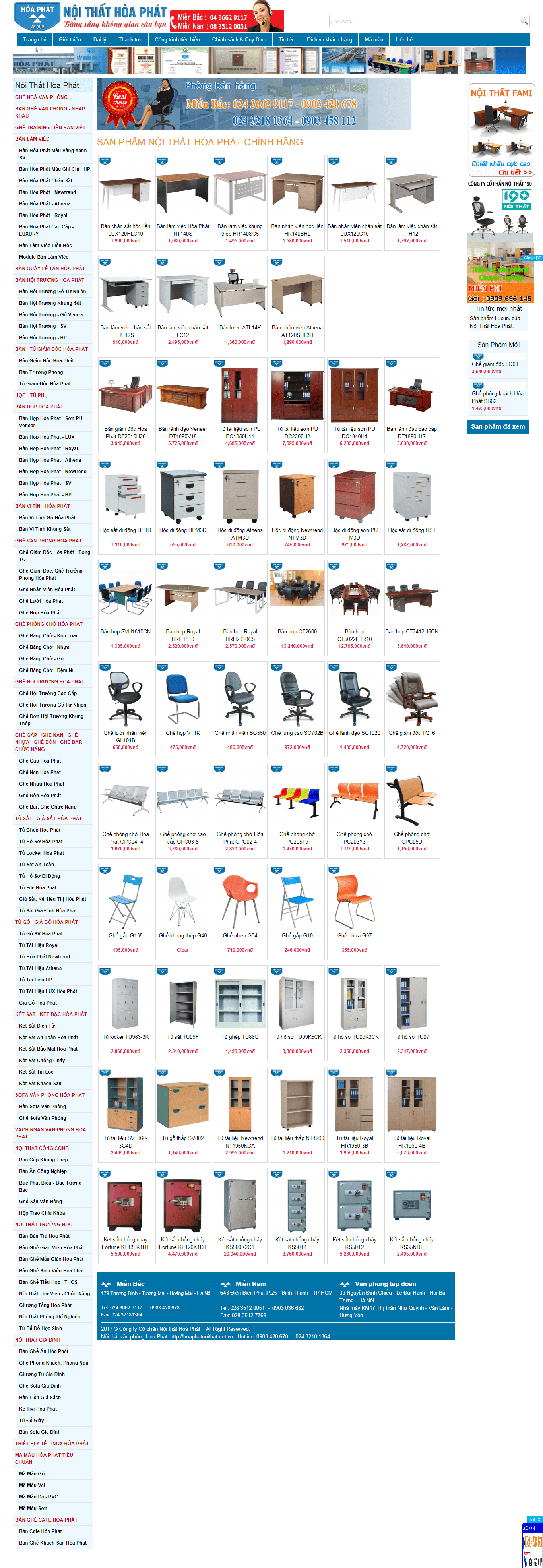 Thiết kế website nội thất - kiến trúc - http://hoaphatnoithat.net.vn/