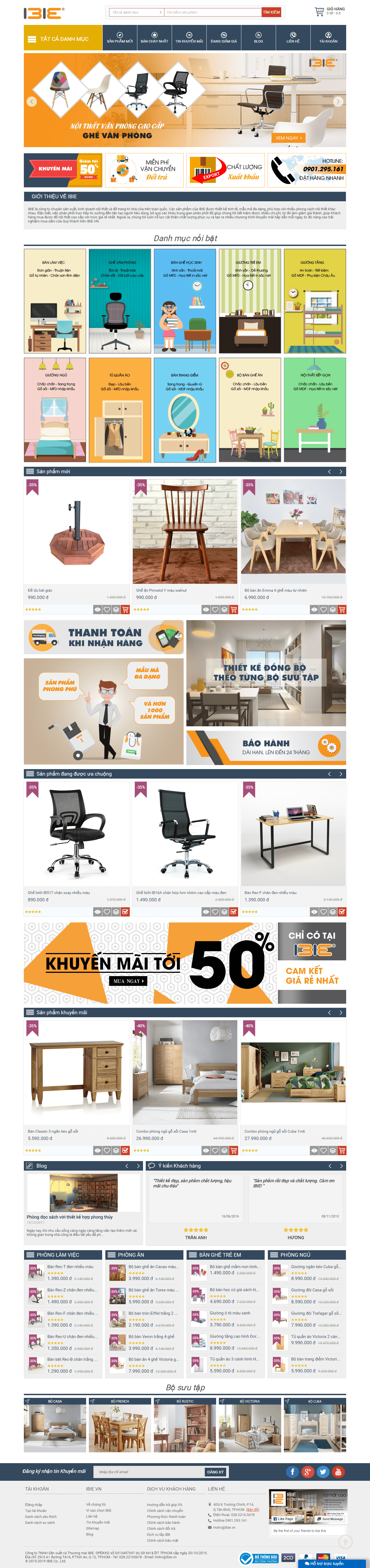 Thiết kế website nội thất - kiến trúc - https://ibie.vn/