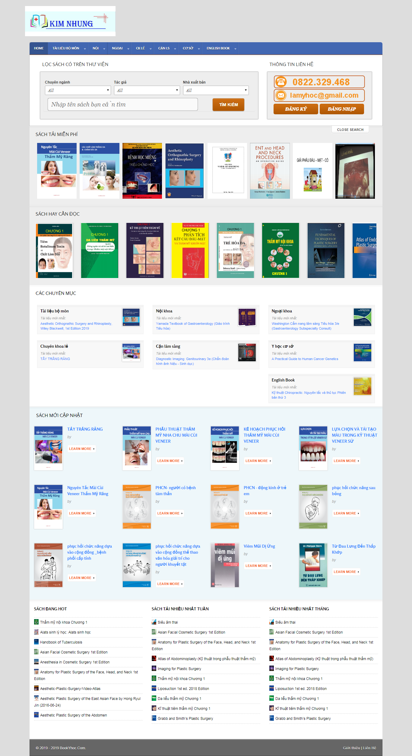 Thiết kế website bán sách - ebook - http://bookyhoc.com/