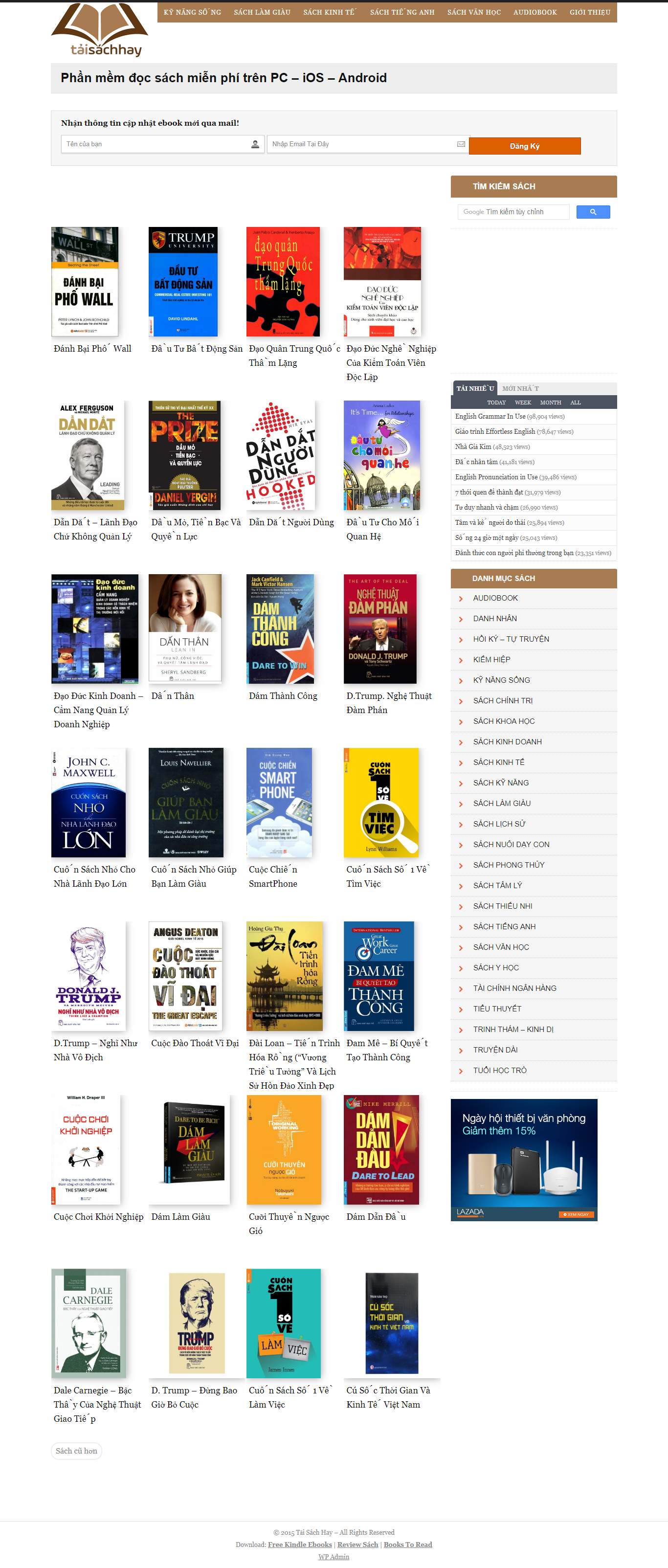 Thiết kế website bán sách - ebook - https://www.taisachhay.com/